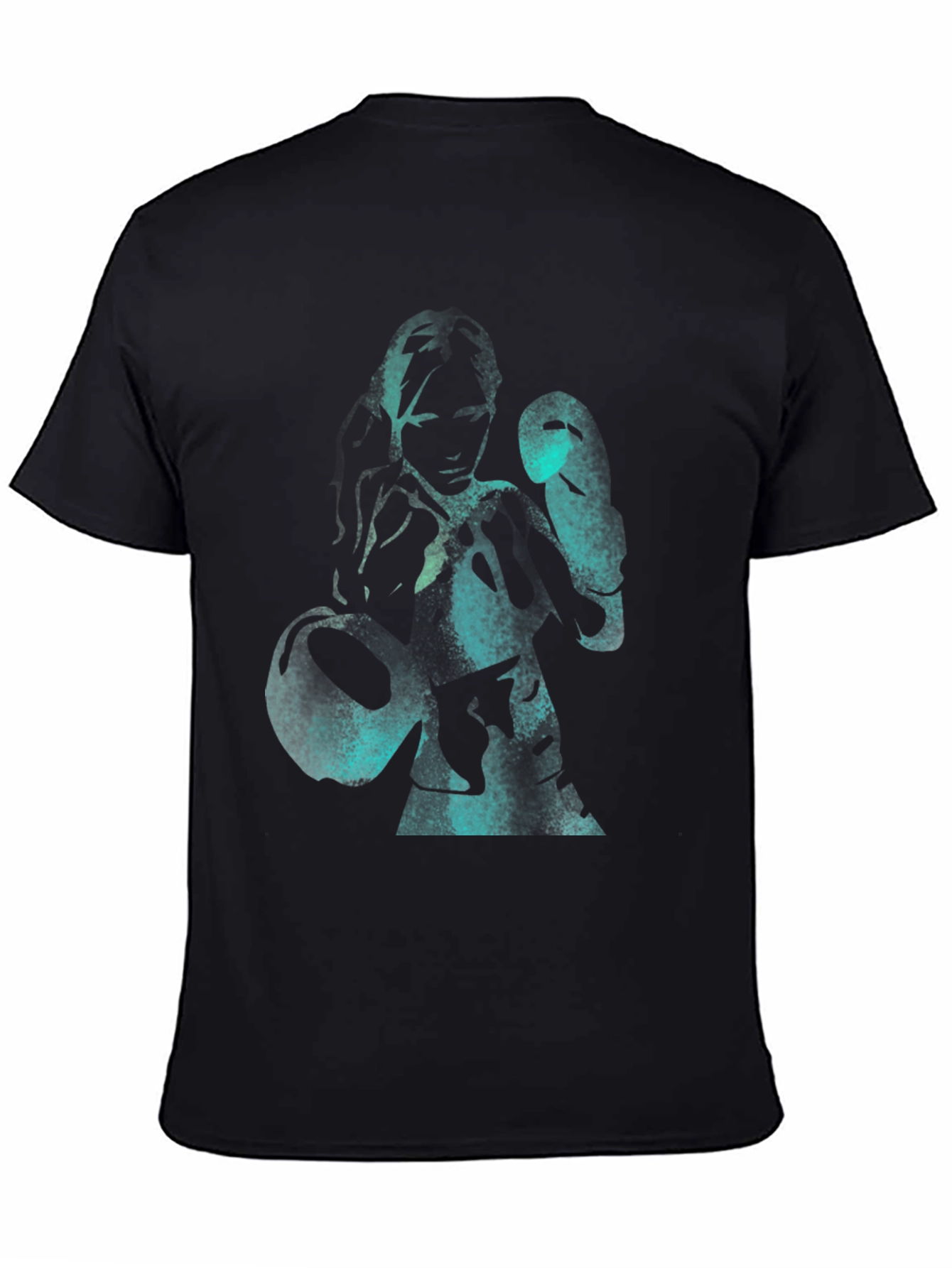 Boxer Graphic Tee - Black Cotton