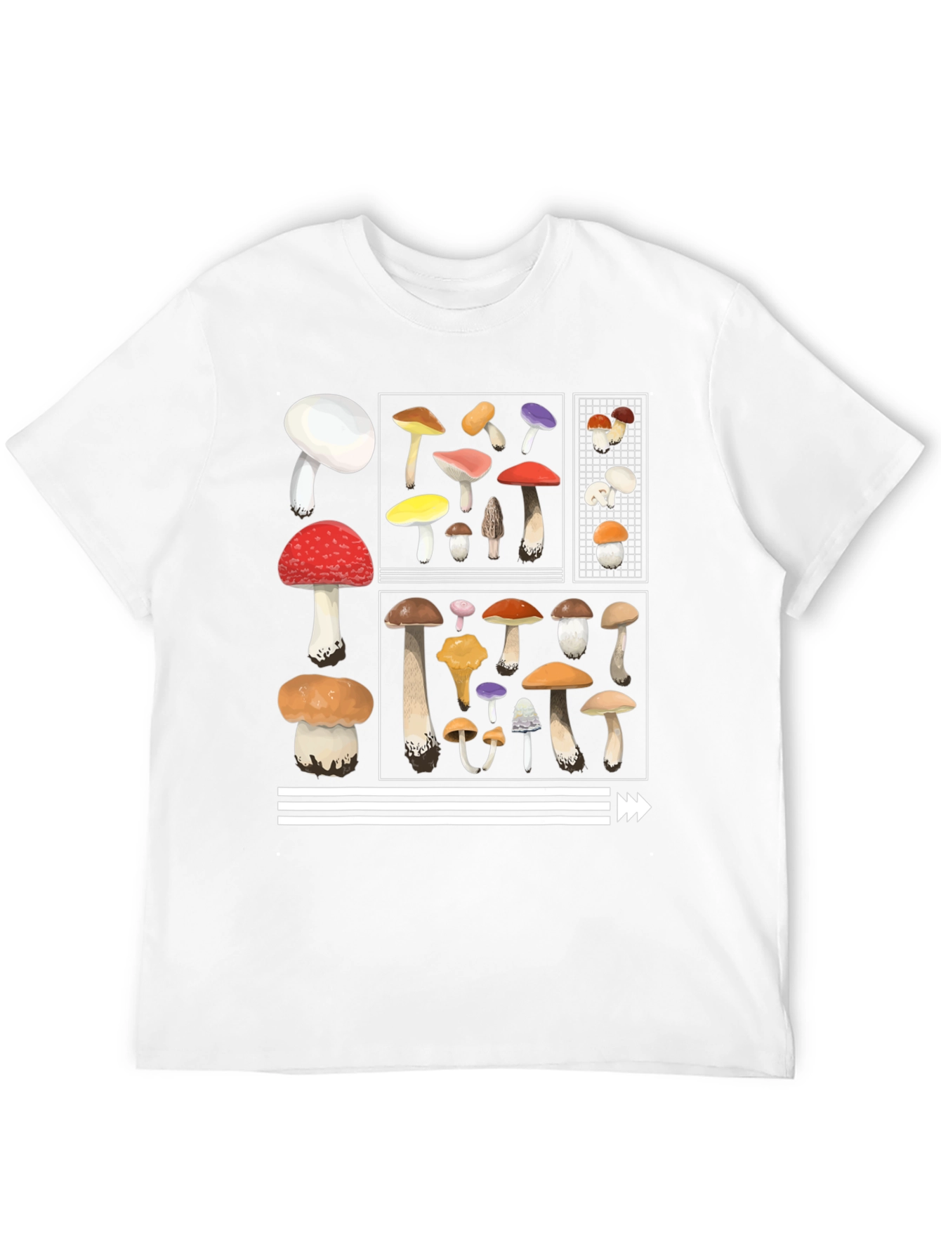 Mushroom Graphic Tee - Nature Lovers T-Shirt