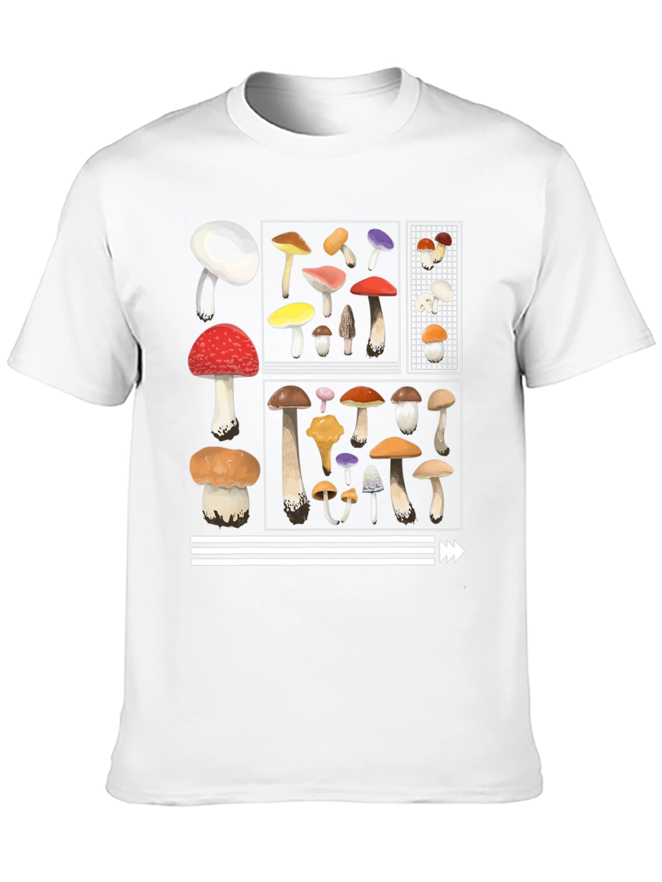 Mushroom Graphic Tee - Nature Lovers T-Shirt