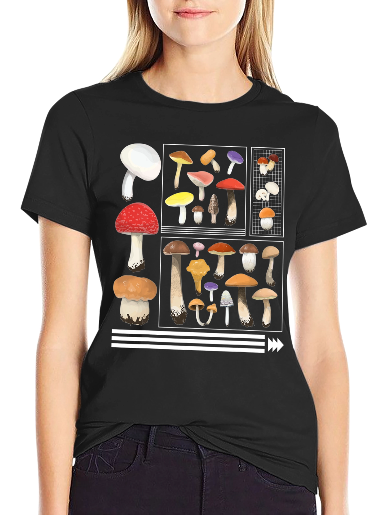 Mushroom Graphic Tee - Nature Lovers T-Shirt