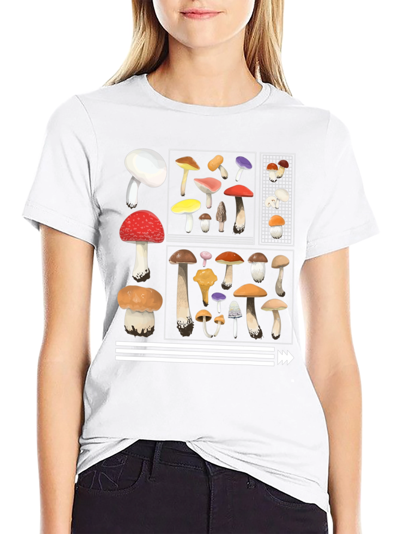Mushroom Graphic Tee - Nature Lovers T-Shirt