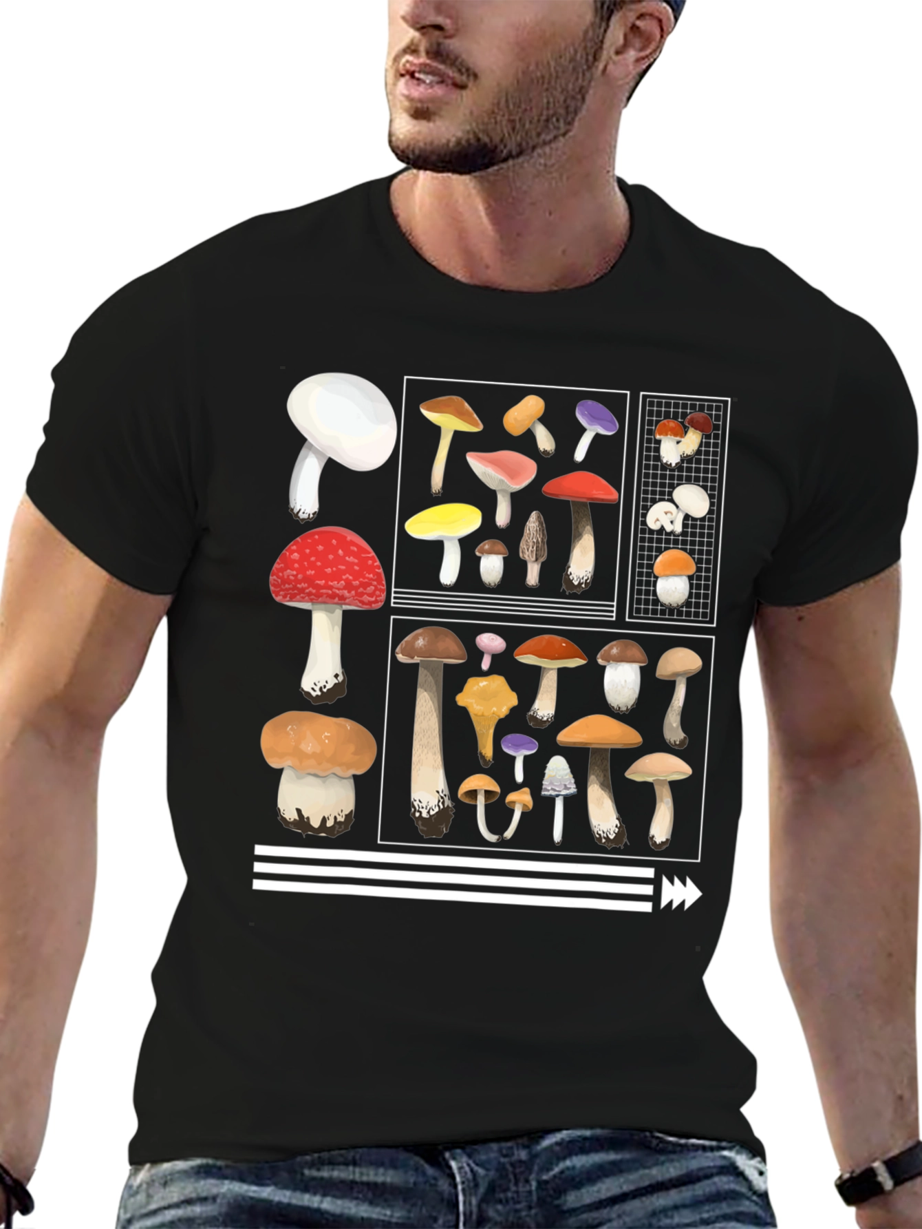 Mushroom Graphic Tee - Nature Lovers T-Shirt