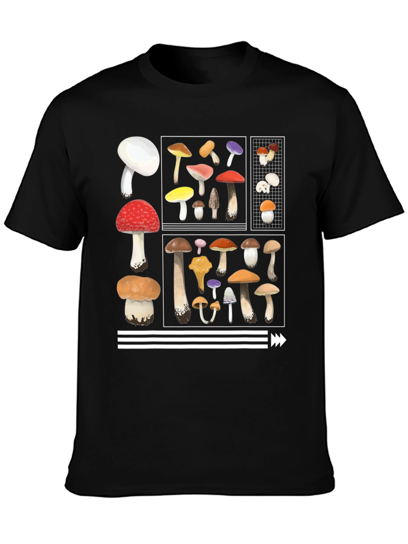 Mushroom Graphic Tee - Nature Lovers T-Shirt