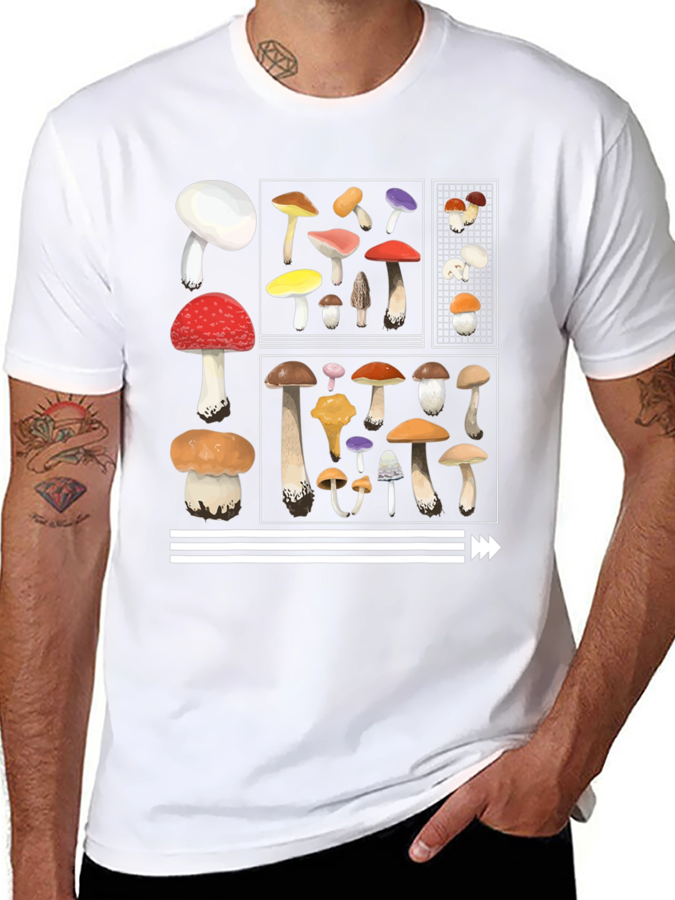 Mushroom Graphic Tee - Nature Lovers T-Shirt