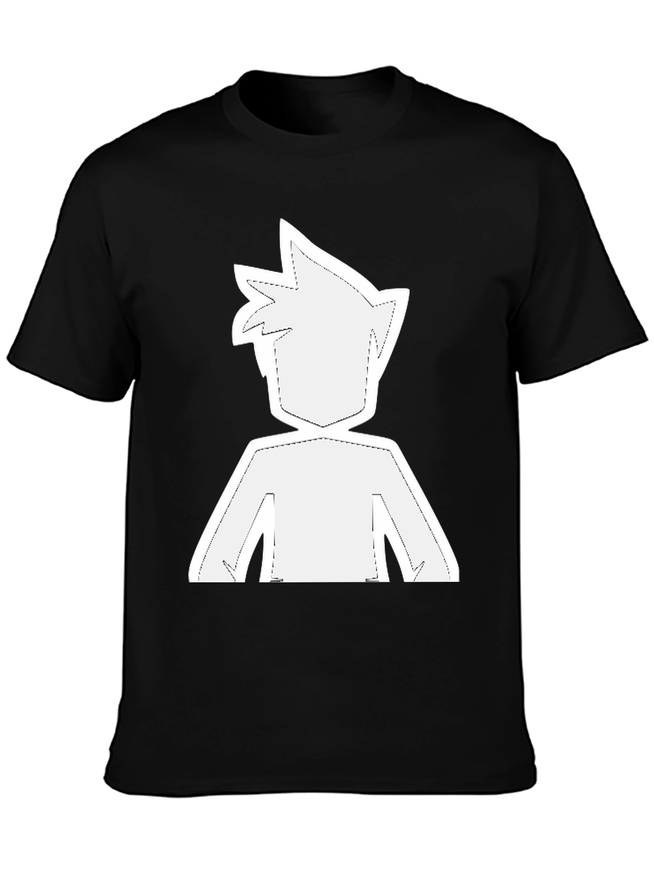Modern Graphic Tee - Anime Inspired Silhouette