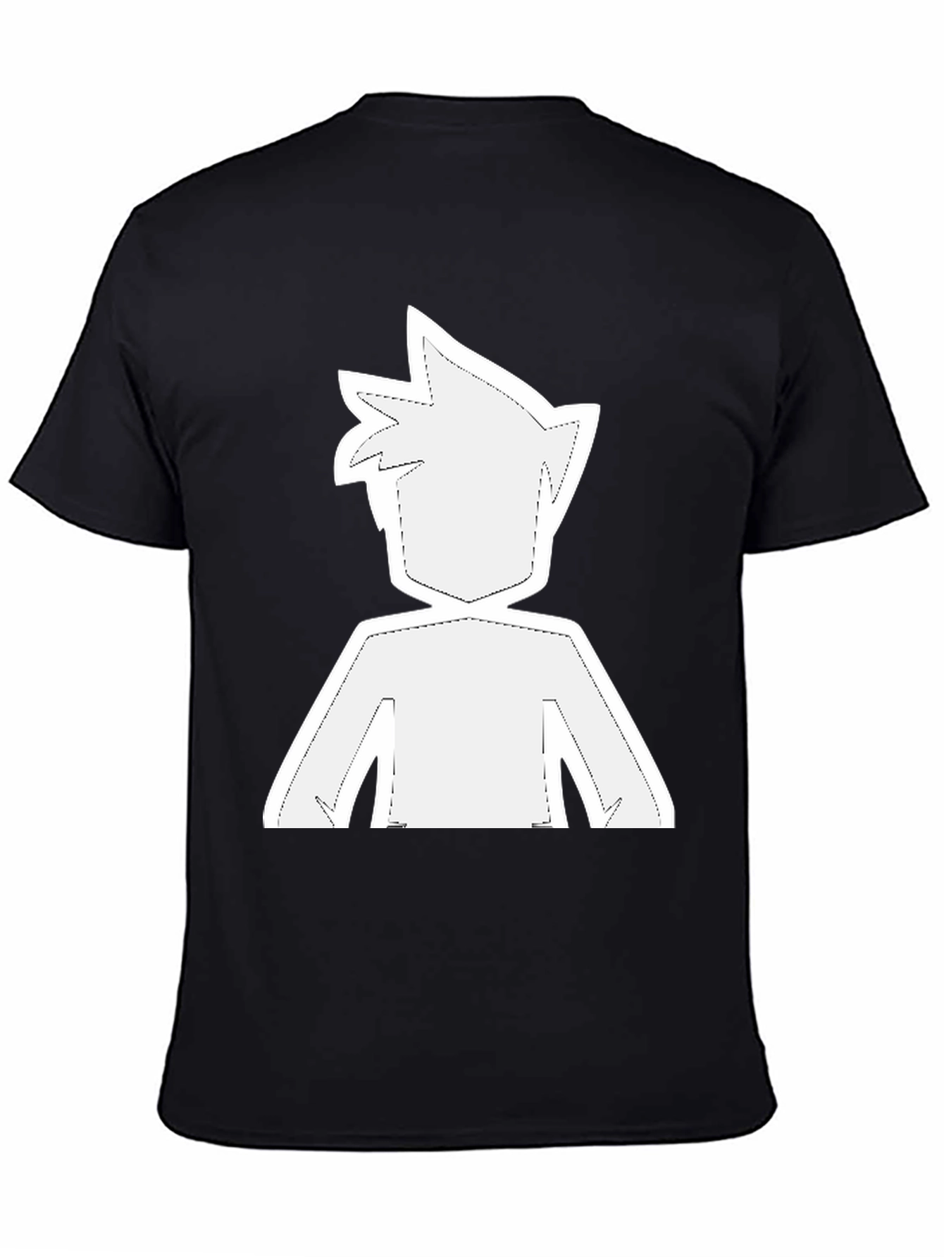 Modern Graphic Tee - Anime Inspired Silhouette