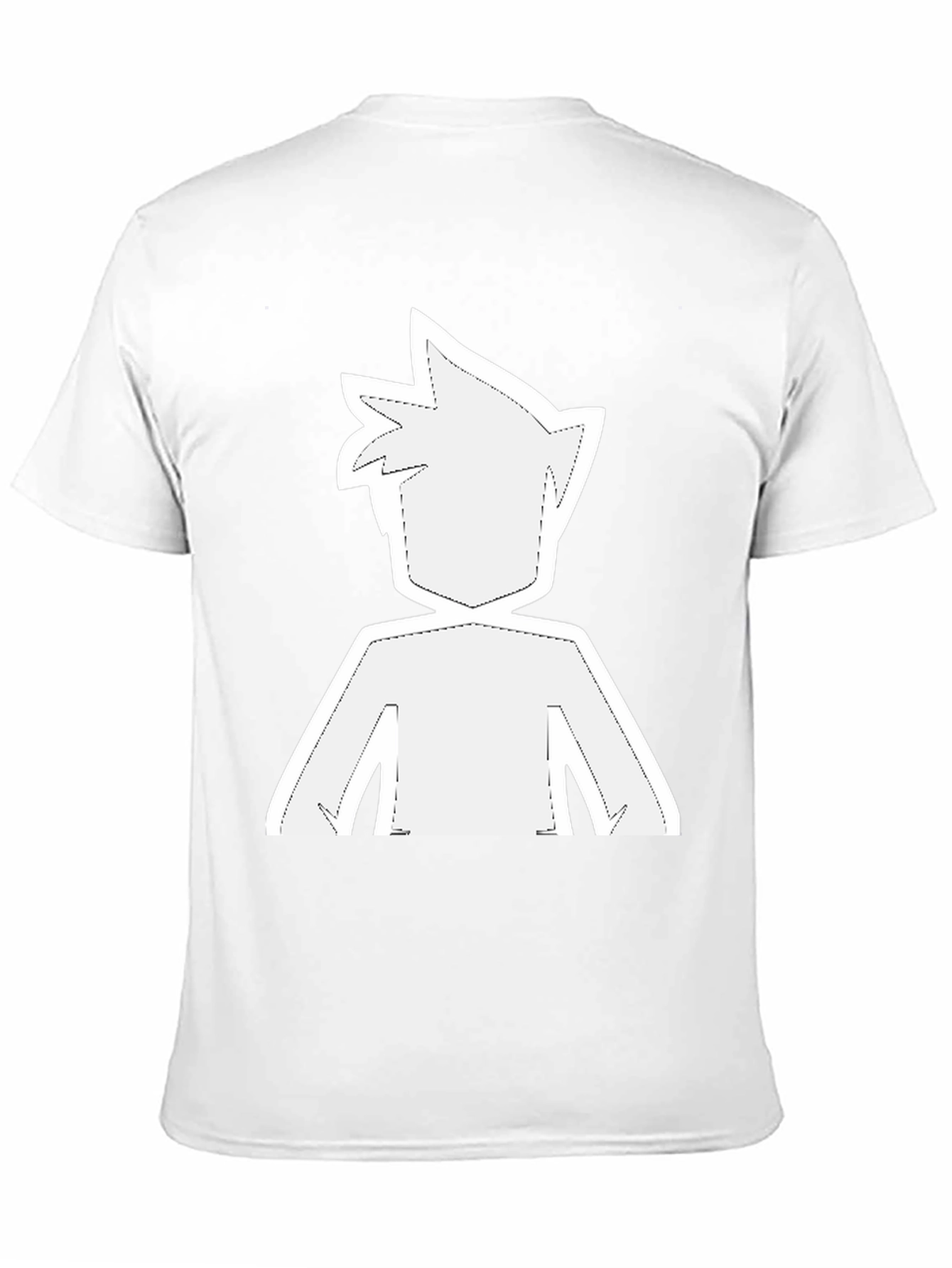 Modern Graphic Tee - Anime Inspired Silhouette