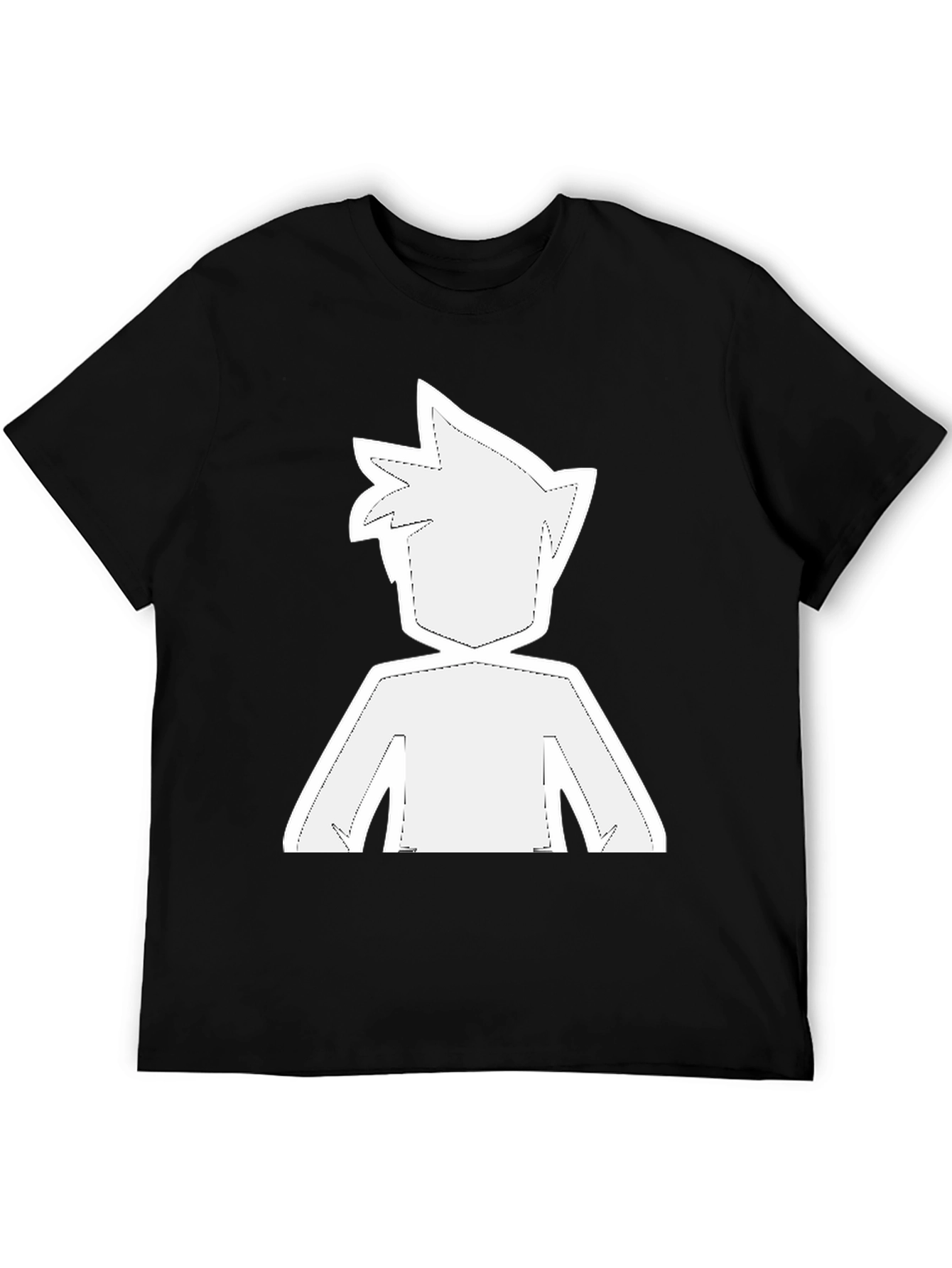 Modern Graphic Tee - Anime Inspired Silhouette