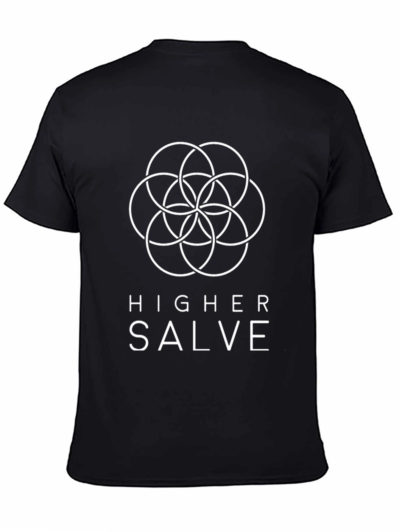 Higher Salve Graphic T-Shirt - Black Cotton Blend