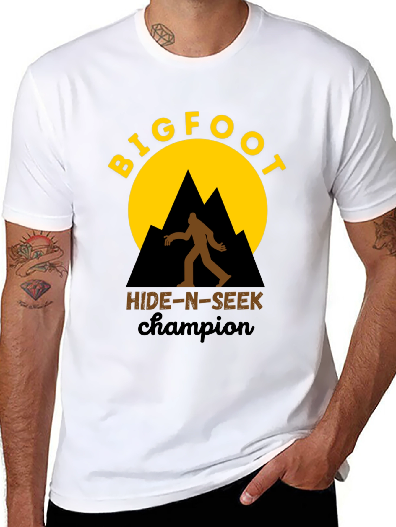 Bigfoot Hide-N-Seek Champion Graphic Tee