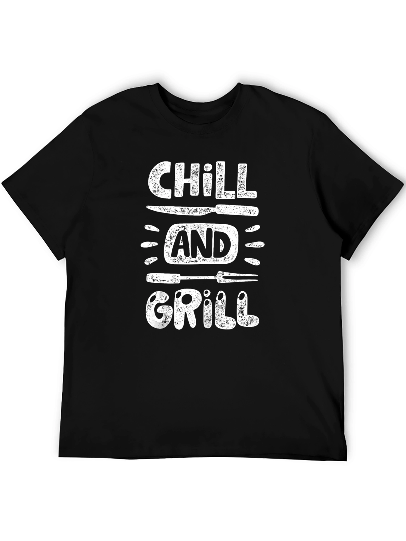 Chill and Grill T-Shirt - BBQ Humor