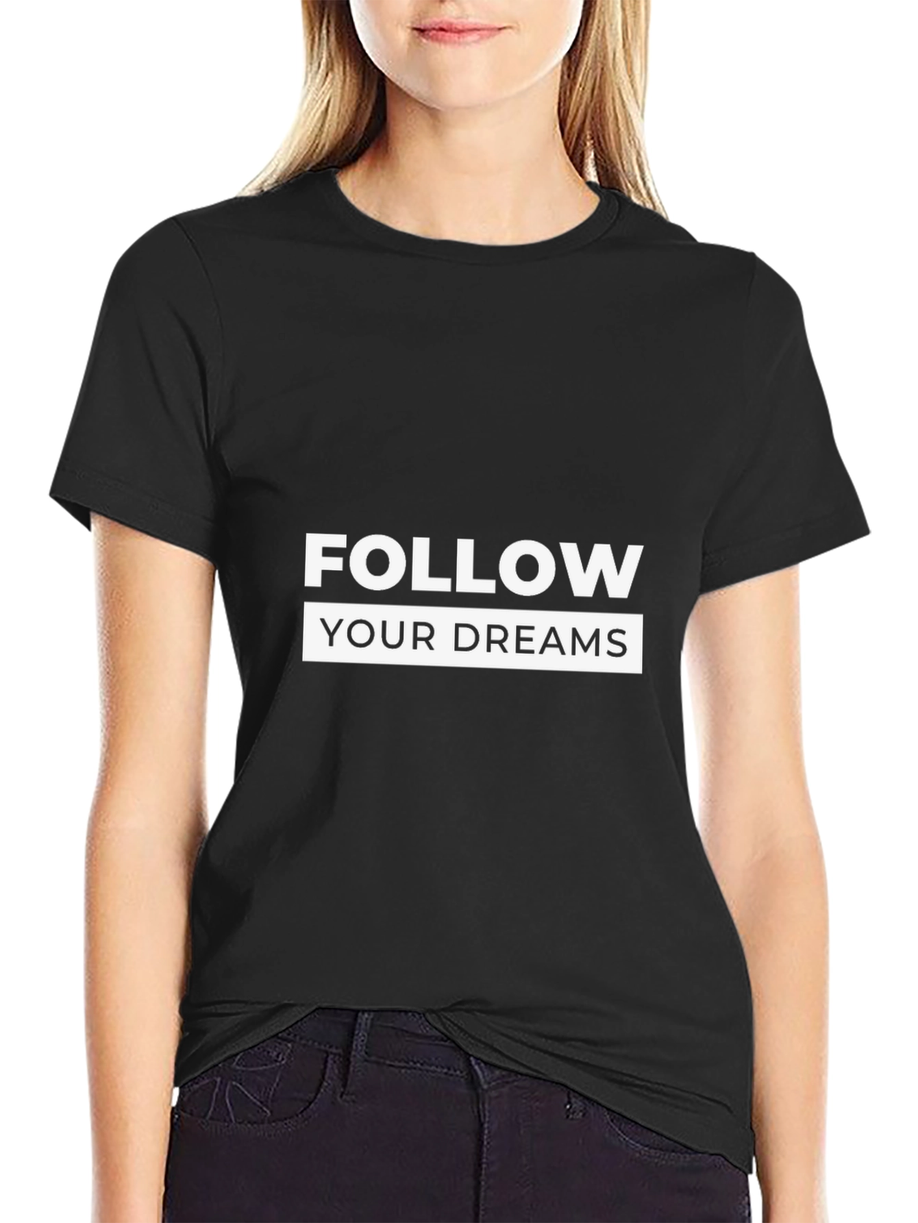 Follow Your Dreams T-Shirt - Black