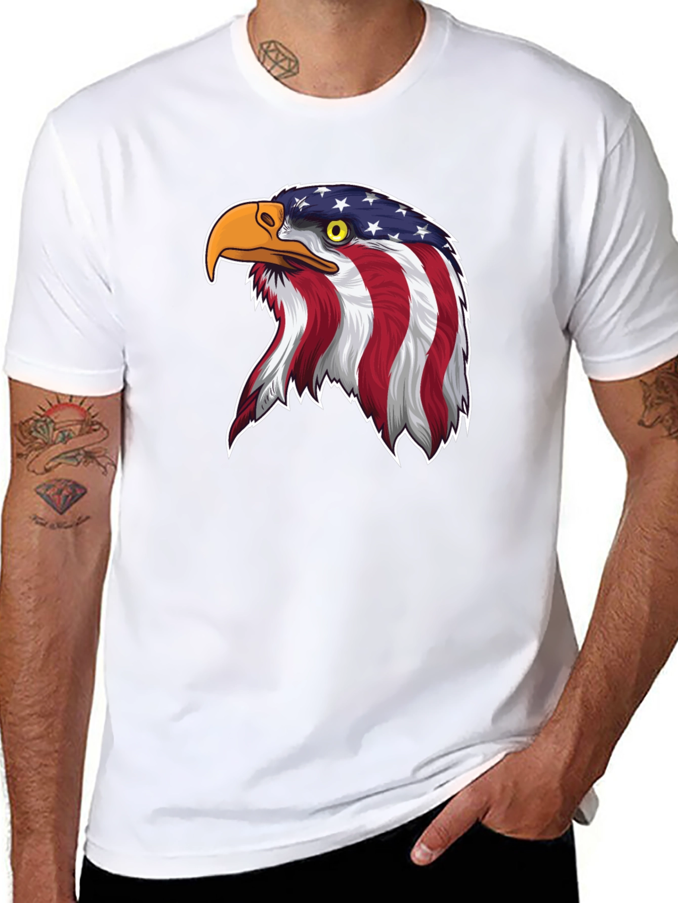 American Eagle Graphic Tee - Patriotic Pride