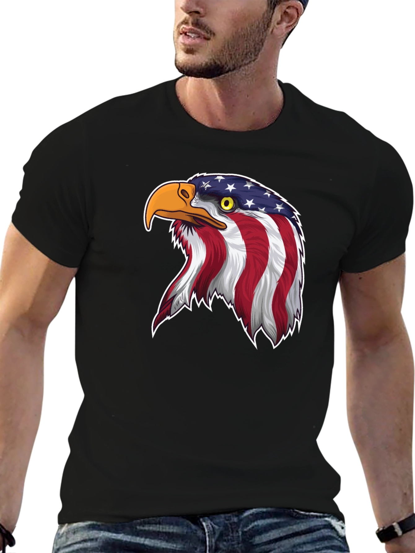 American Eagle Graphic Tee - Patriotic Pride