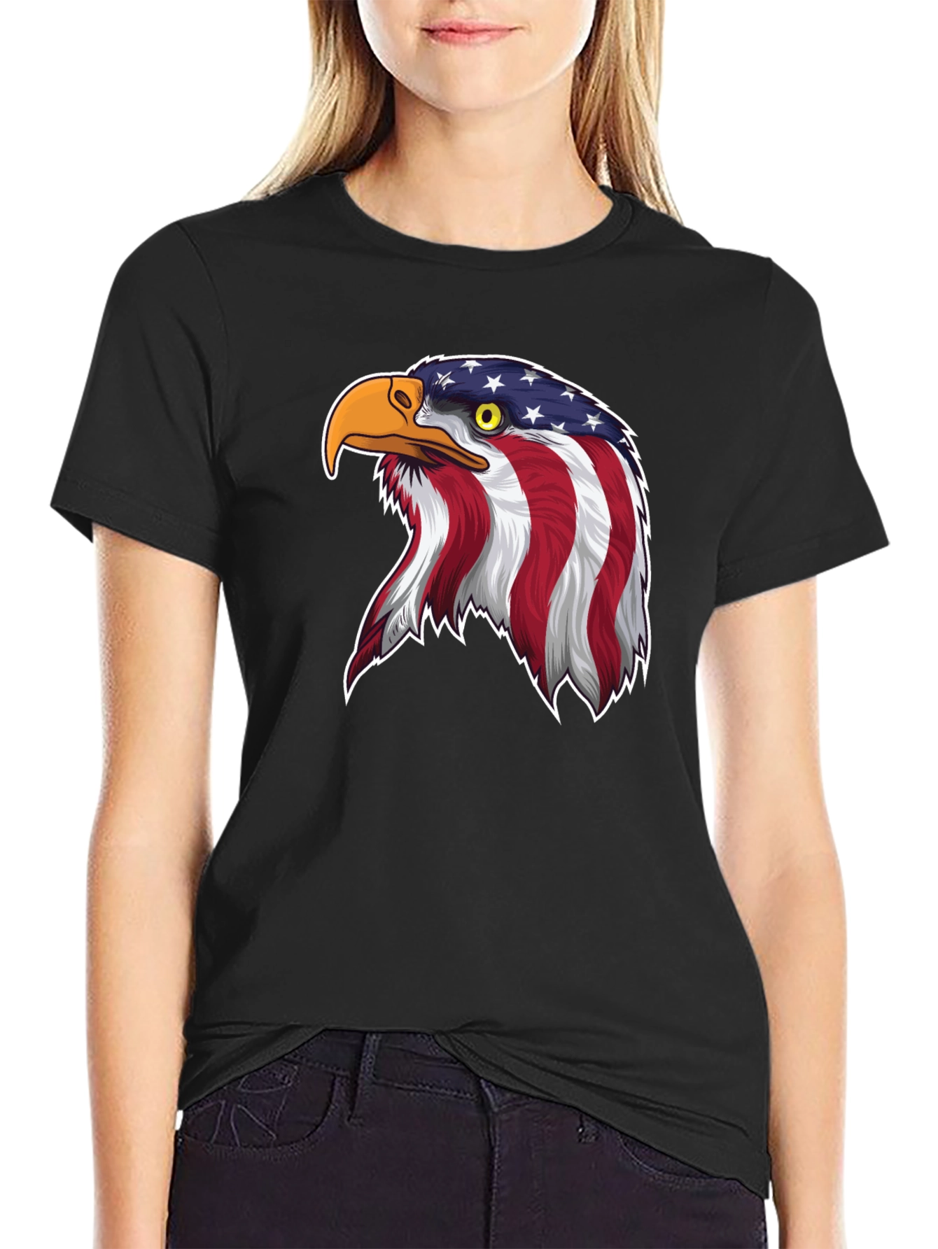 American Eagle Graphic Tee - Patriotic Pride