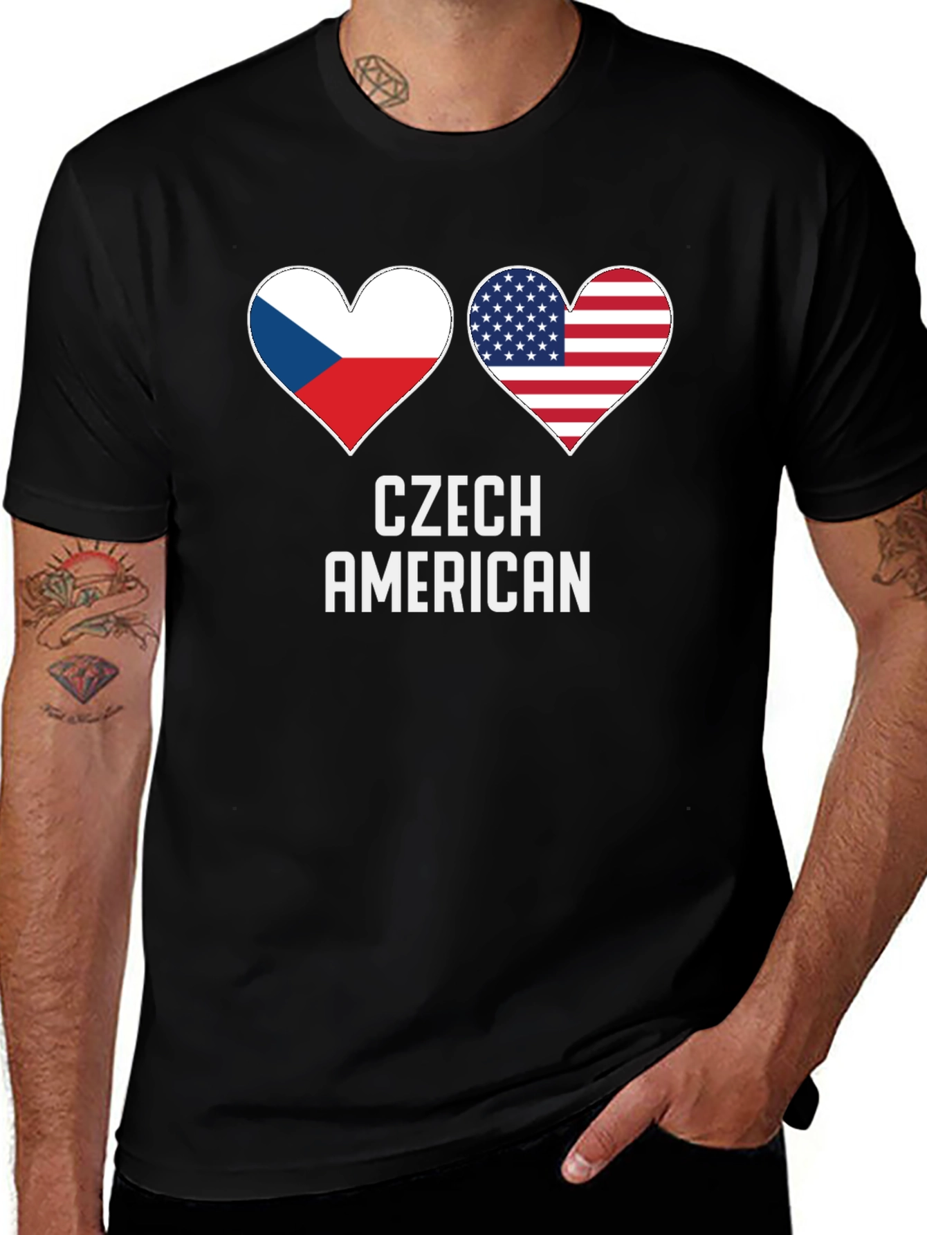 Czech American Pride T-Shirt