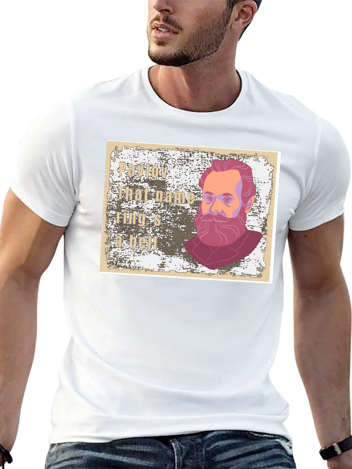 Pavlov Rings a Bell Black Graphic T-Shirt
