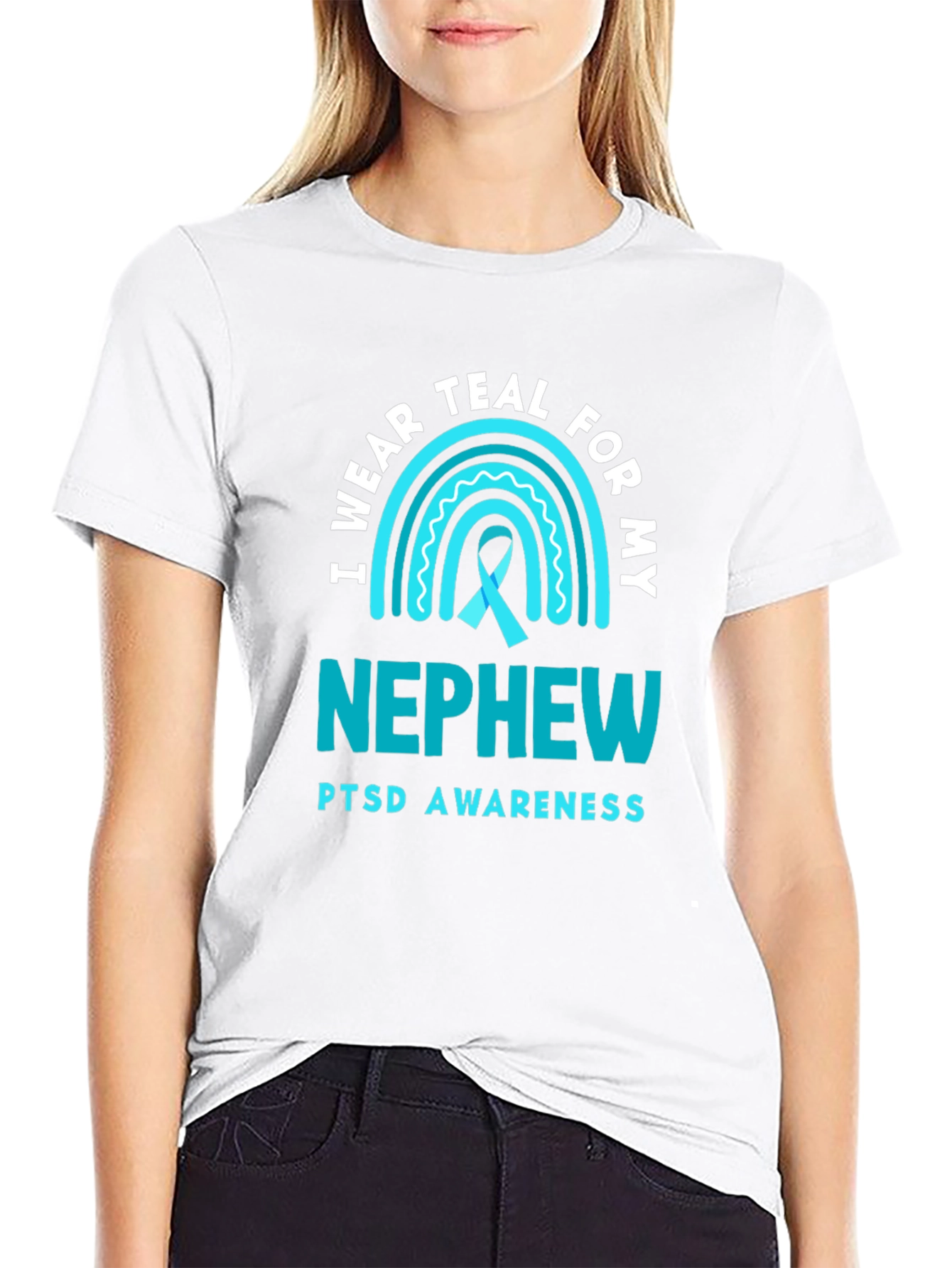 Teal PTSD Awareness Nephew T-Shirt
