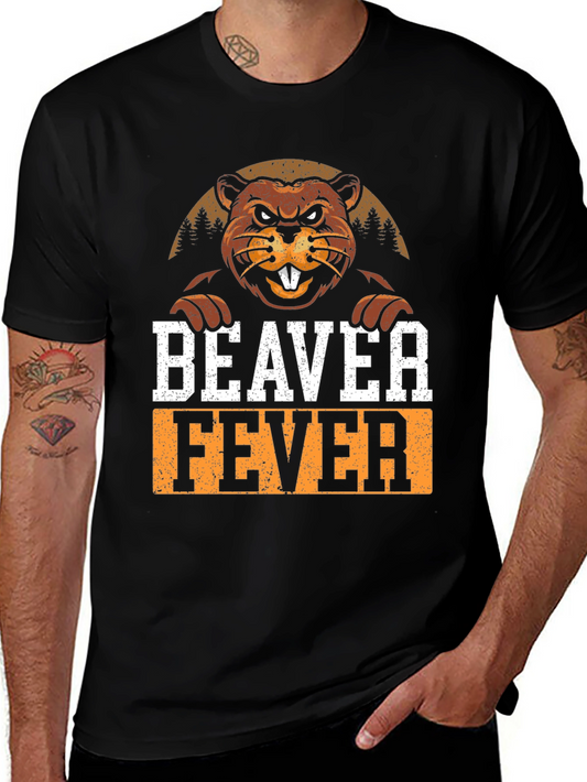 Beaver Fever Graphic Tee - Funny Animal T-Shirt