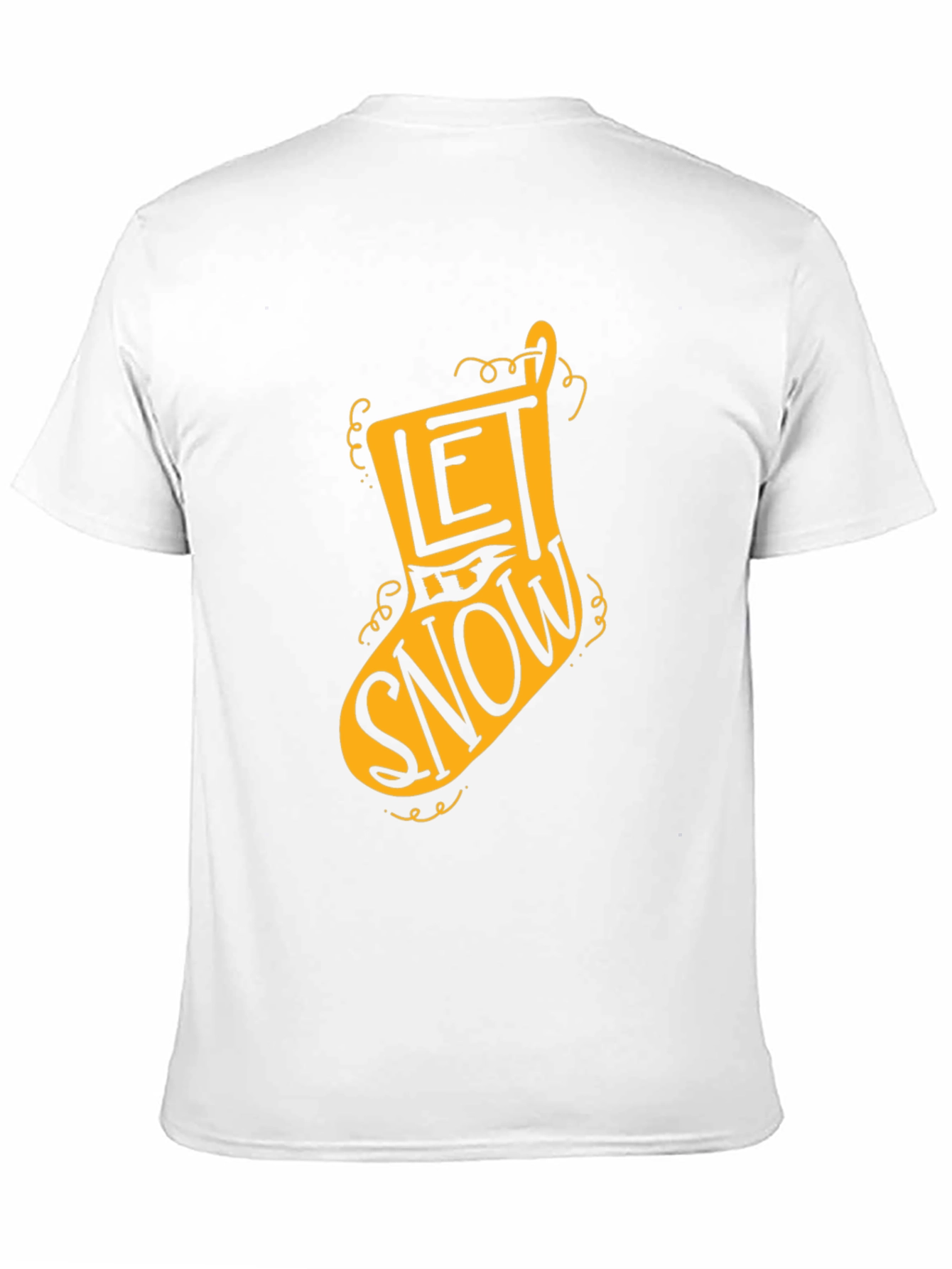 Let It Snow Christmas Stocking T-Shirt
