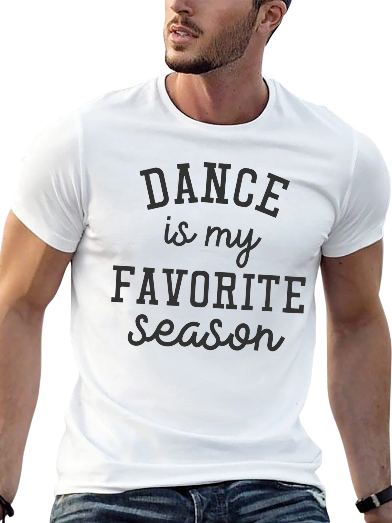 Dance Is My Favorite Season Black T-Shirt