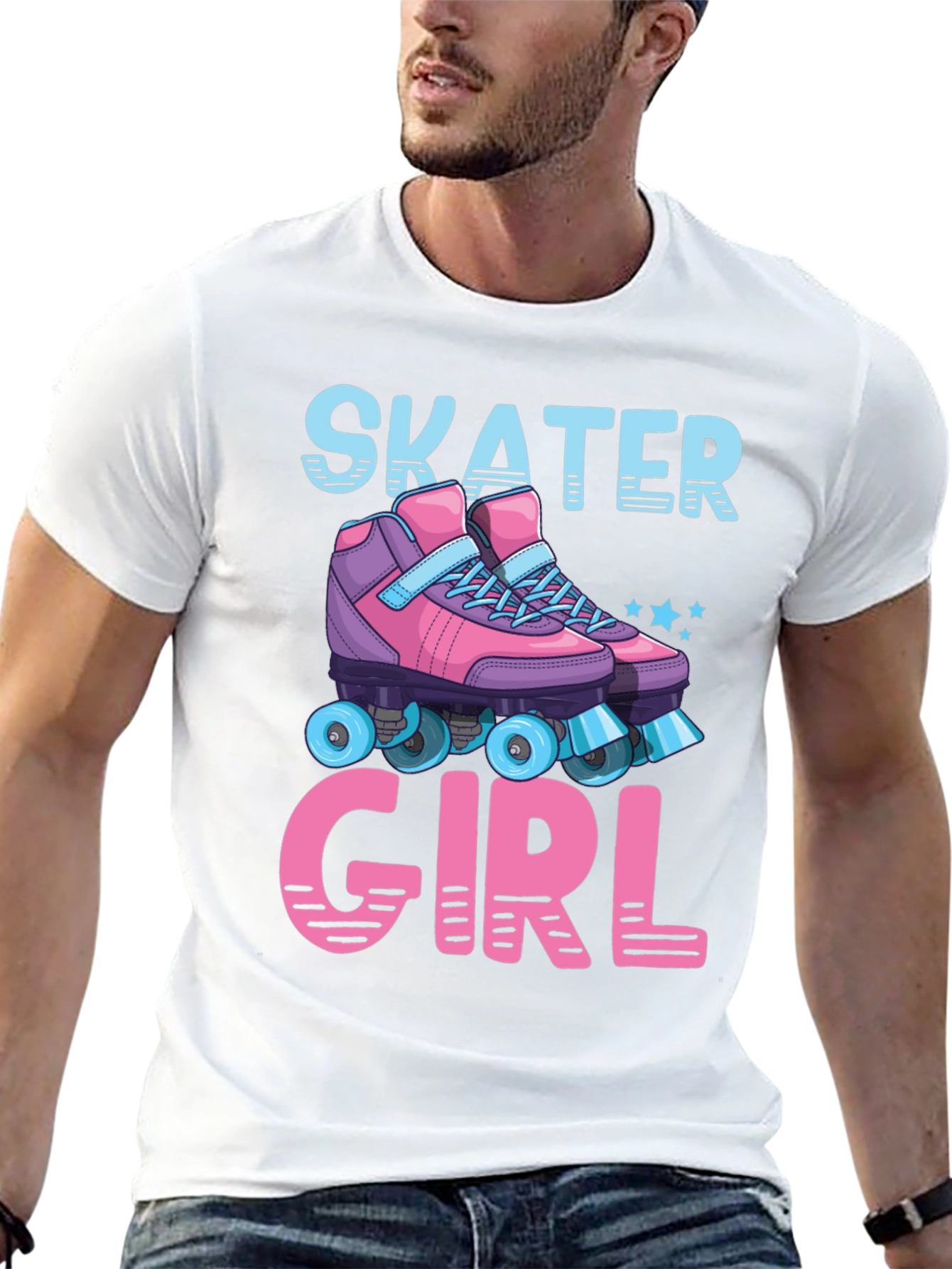Skater Girl Roller Skate T-Shirt