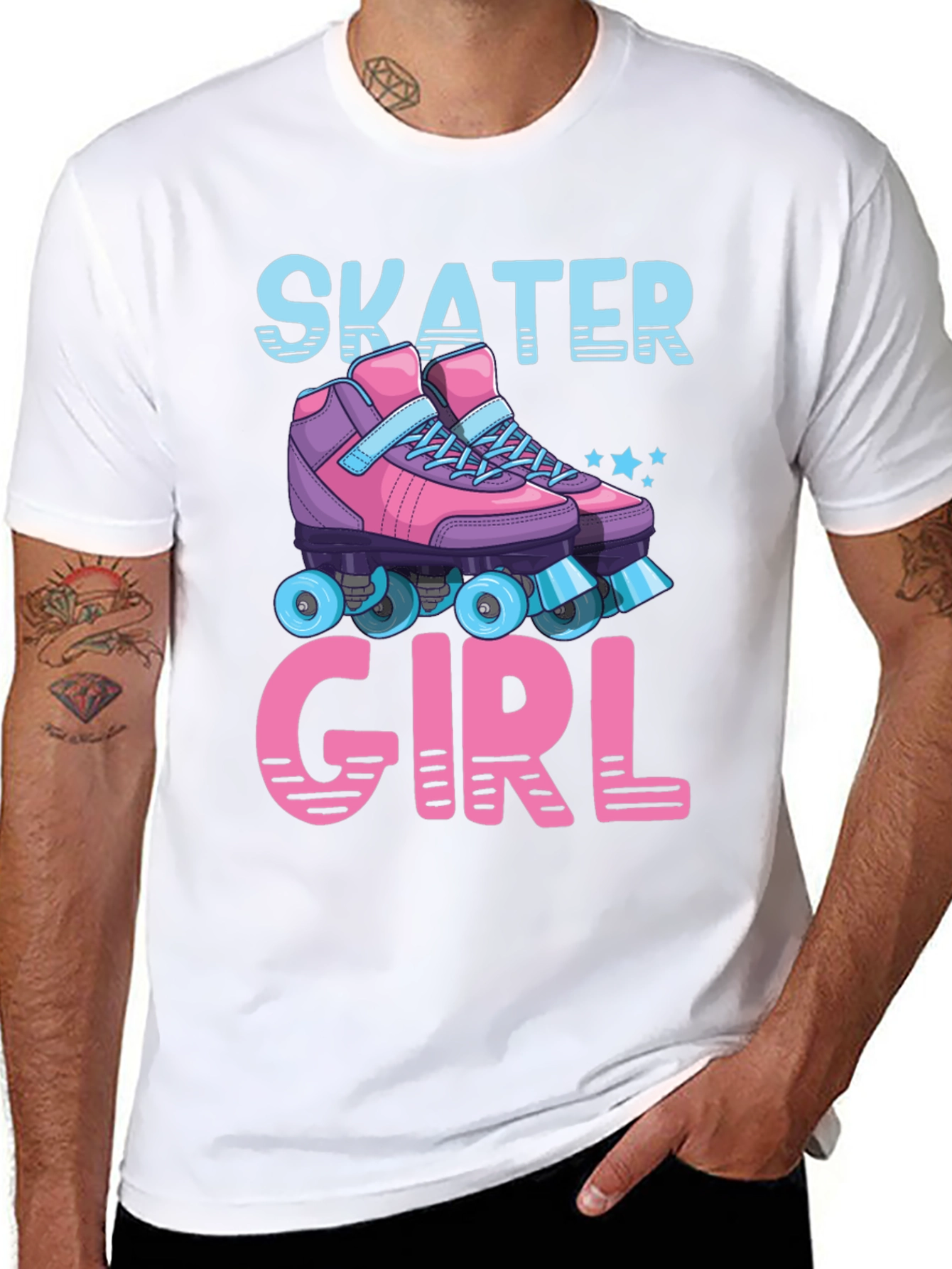 Skater Girl Roller Skate T-Shirt