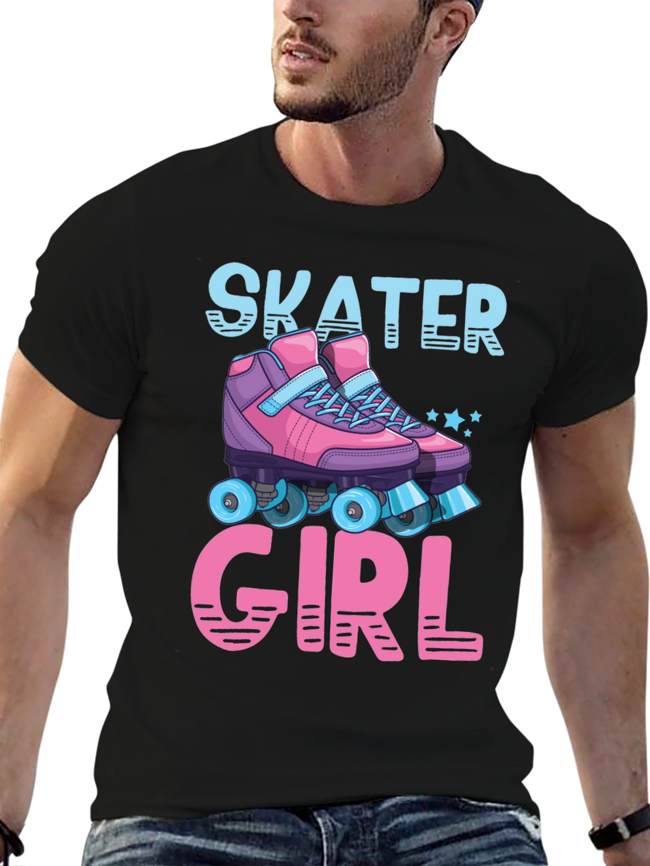 Skater Girl Roller Skate T-Shirt