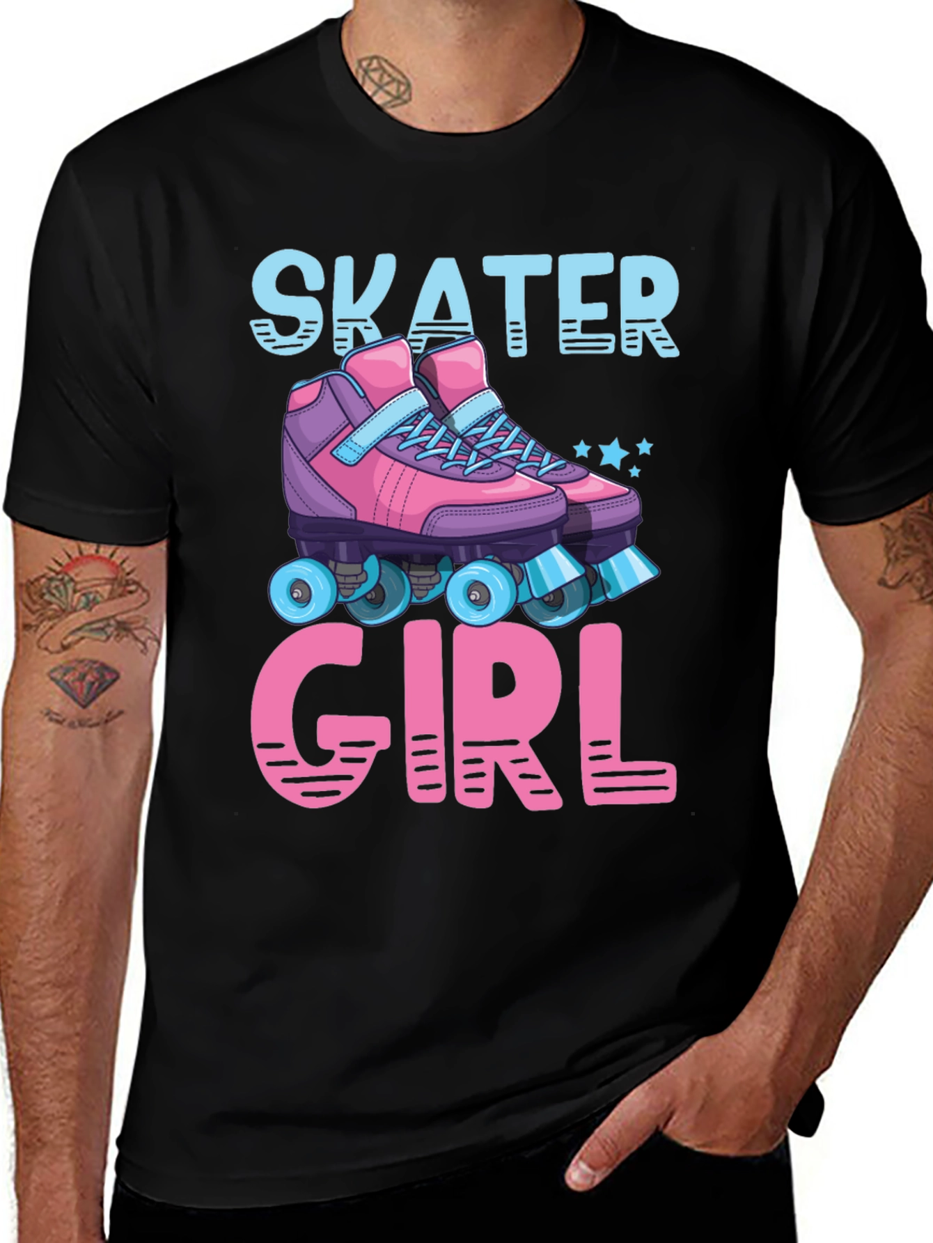 Skater Girl Roller Skate T-Shirt