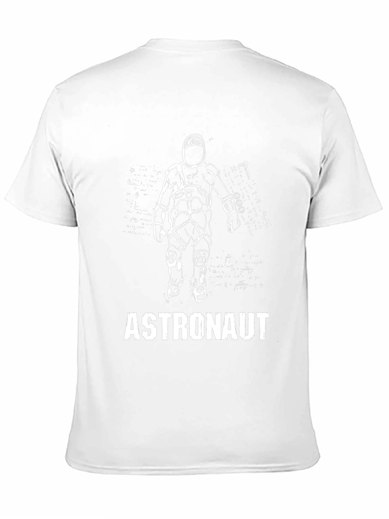 Astronaut Graphic Print Black T-Shirt