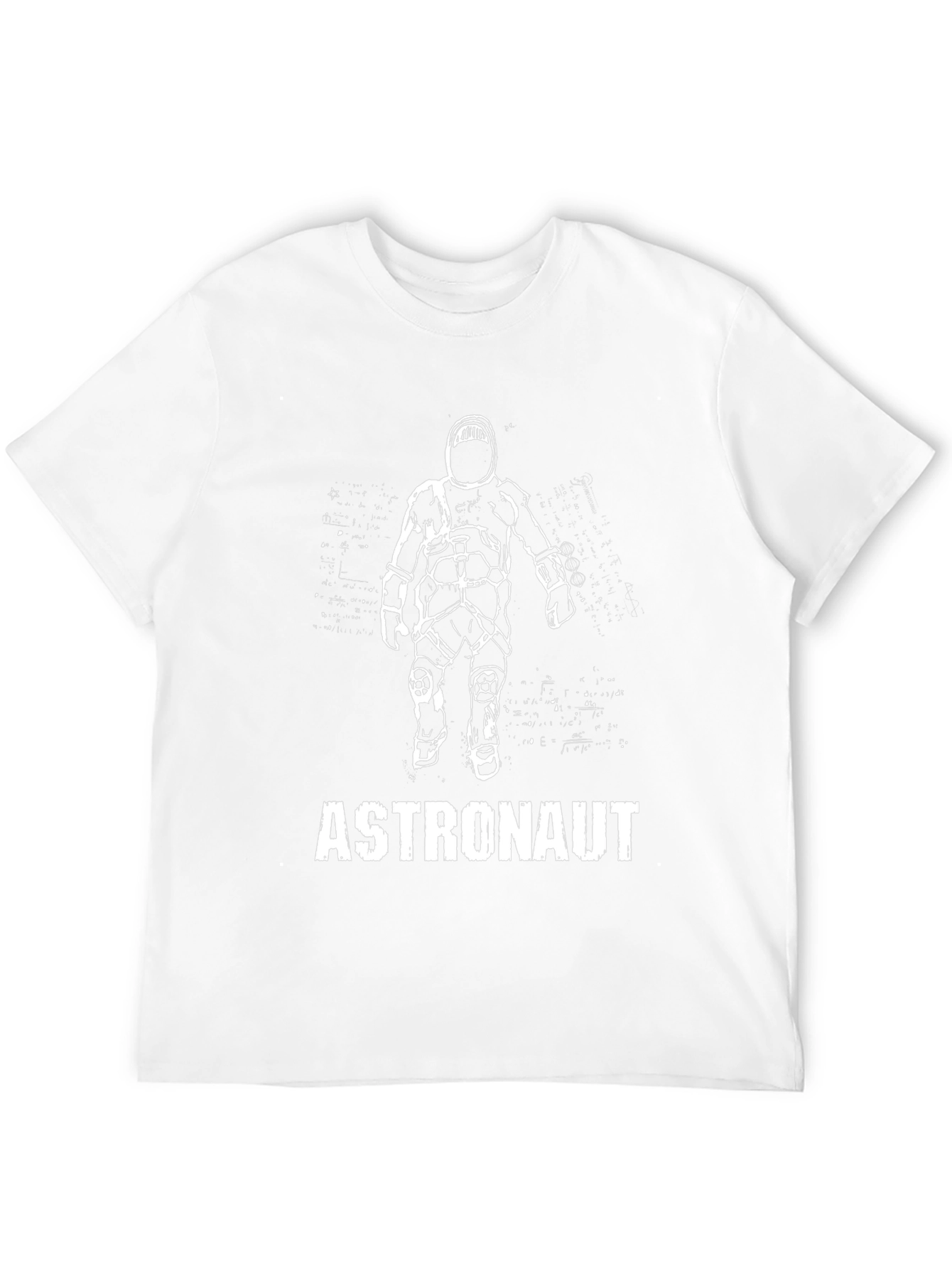 Astronaut Graphic Print Black T-Shirt