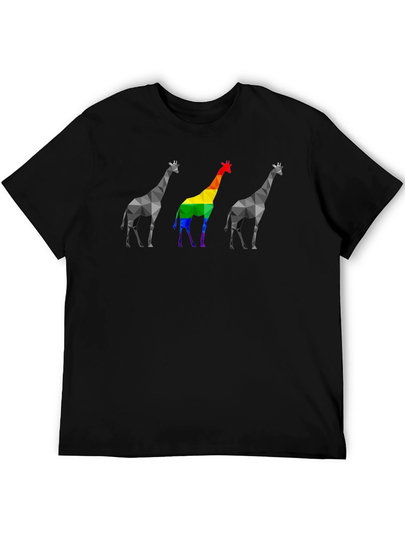 Geometric Giraffe Pride T-Shirt