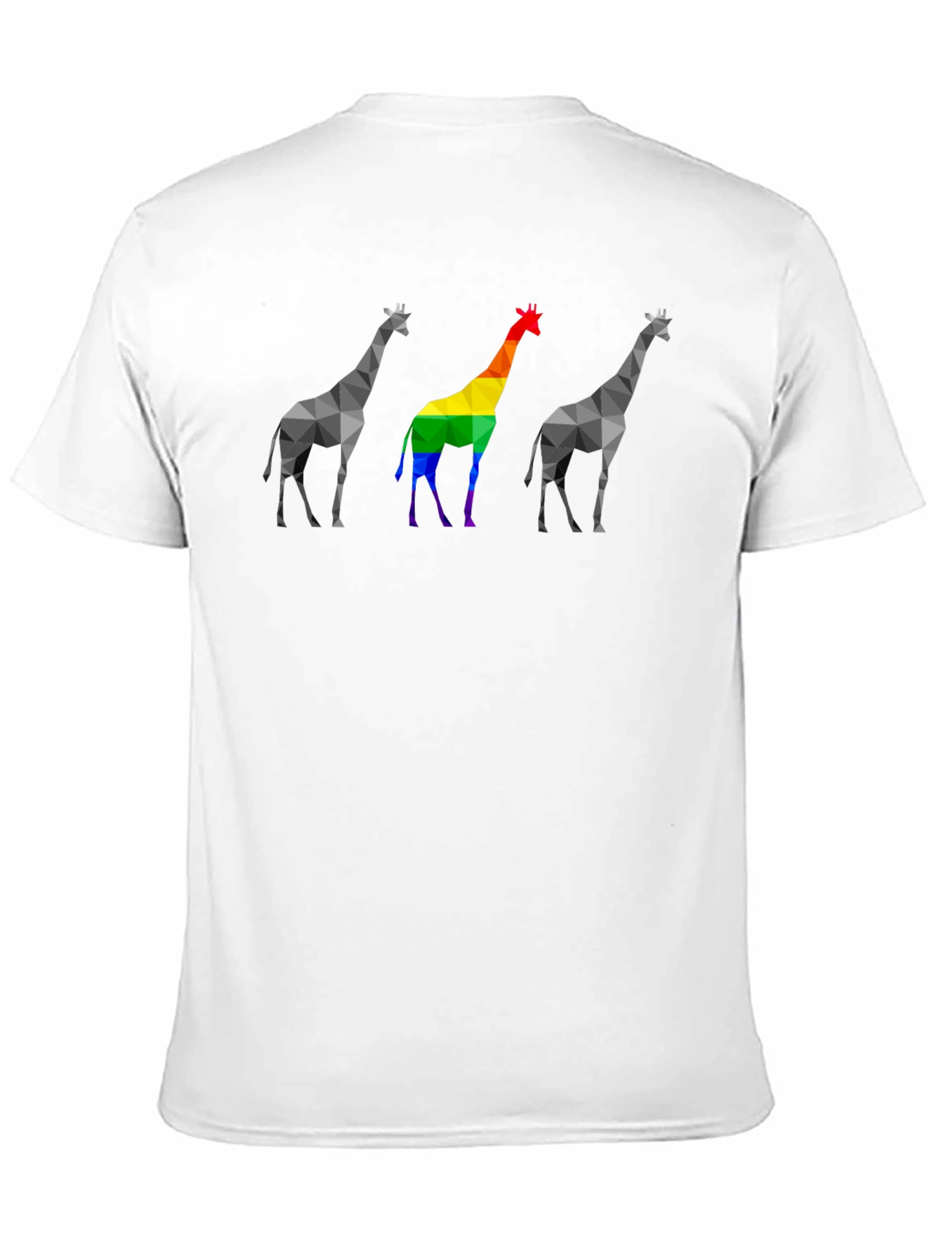 Geometric Giraffe Pride T-Shirt