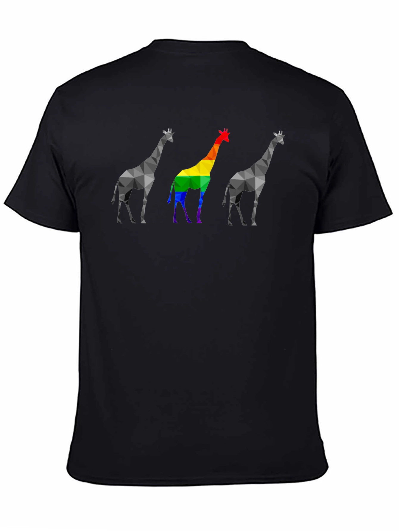 Geometric Giraffe Pride T-Shirt