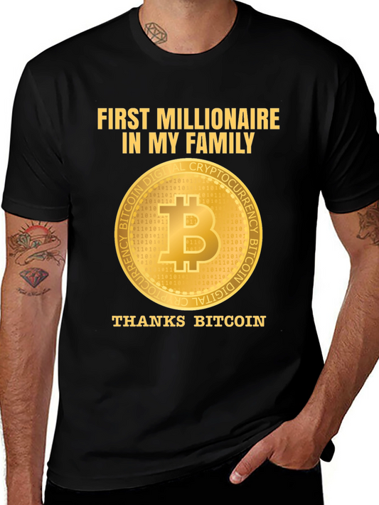 Bitcoin Millionaire T-Shirt - Crypto Investor Tee