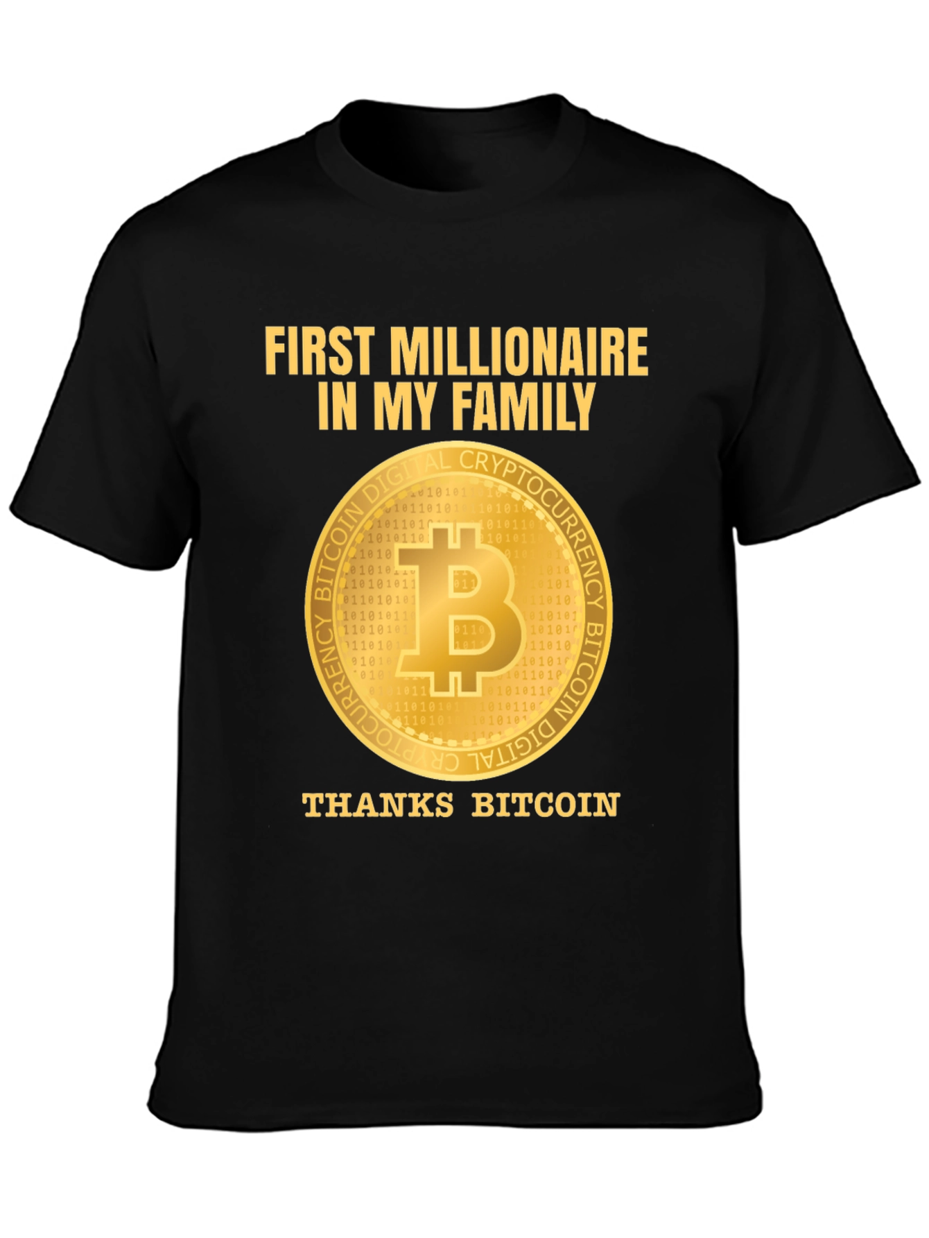 Bitcoin Millionaire T-Shirt - Crypto Investor Tee