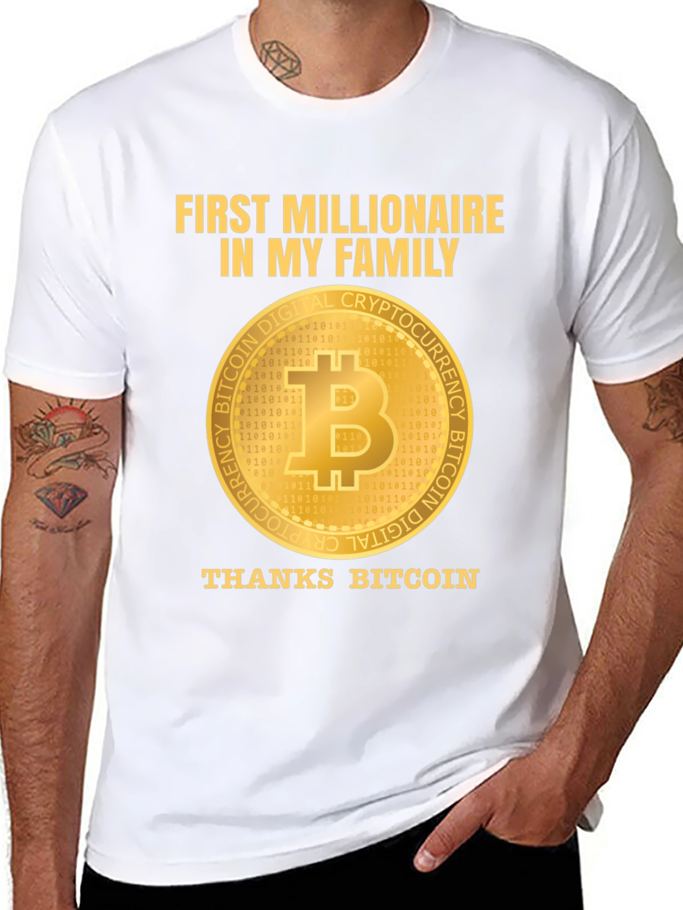 Bitcoin Millionaire T-Shirt - Crypto Investor Tee