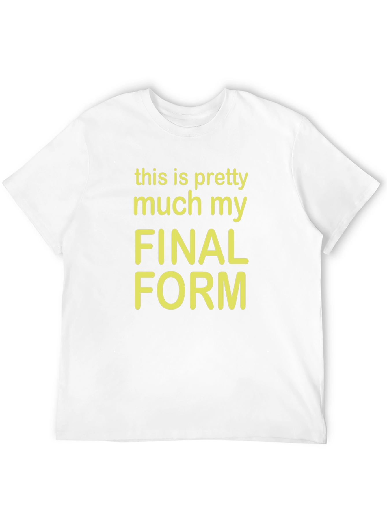 Final Form Graphic Tee - Funny Novelty T-Shirt