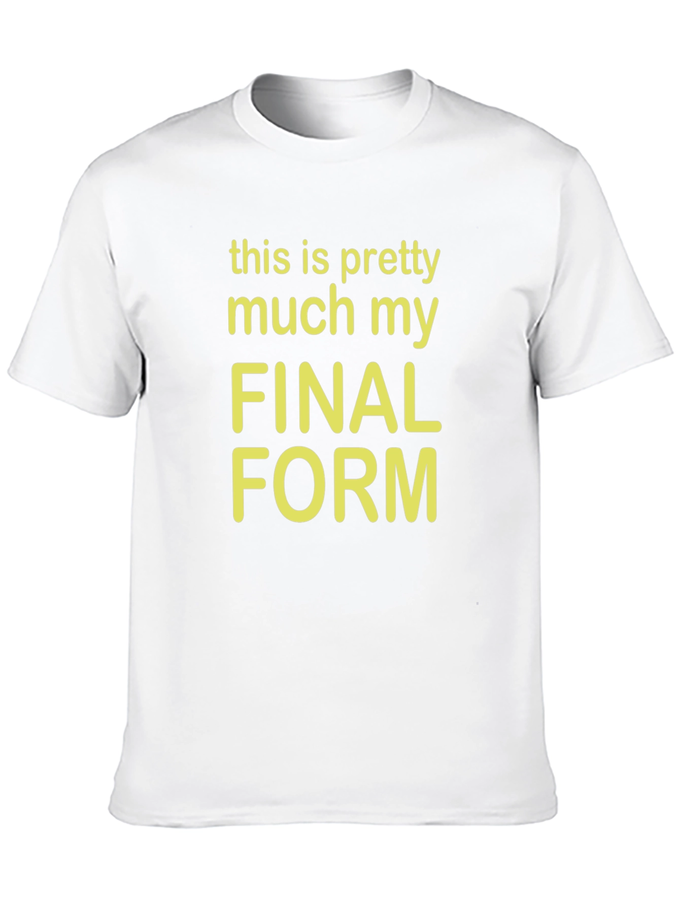 Final Form Graphic Tee - Funny Novelty T-Shirt