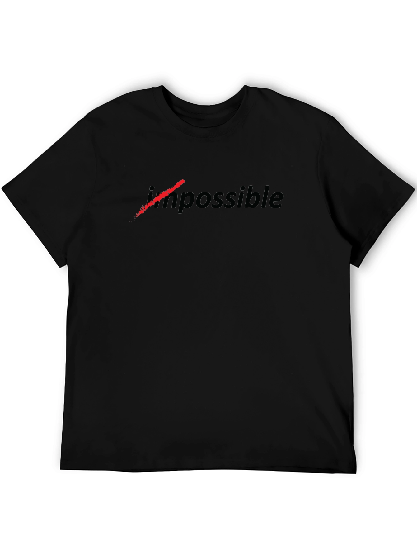Impossible Crossed Out Crew Neck T-Shirt