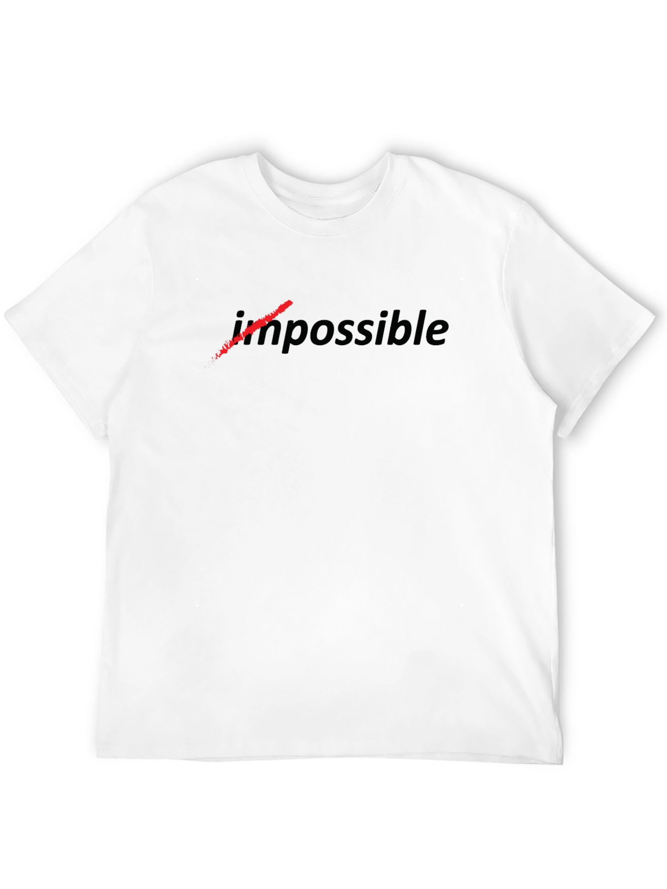 Impossible Crossed Out Crew Neck T-Shirt