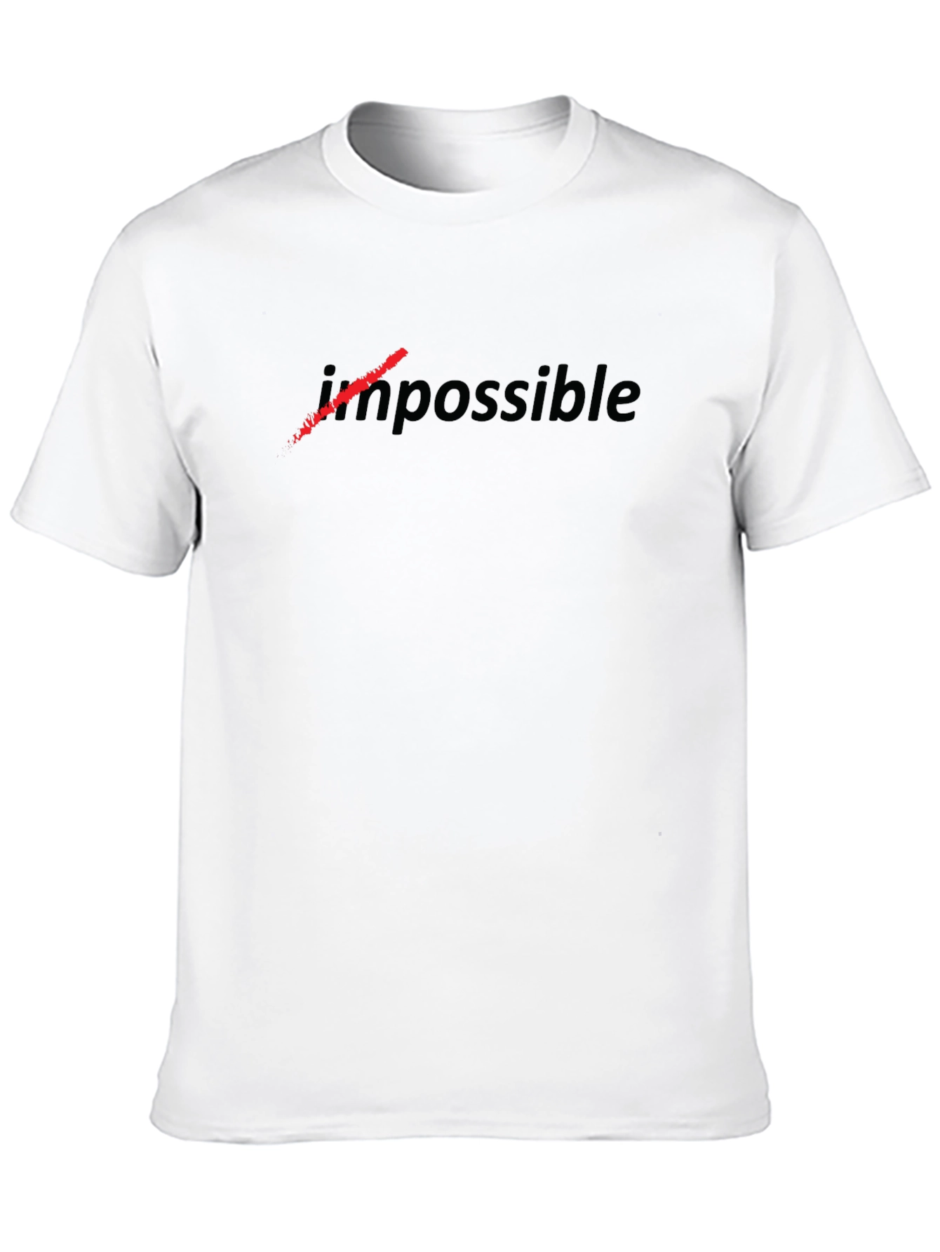 Impossible Crossed Out Crew Neck T-Shirt