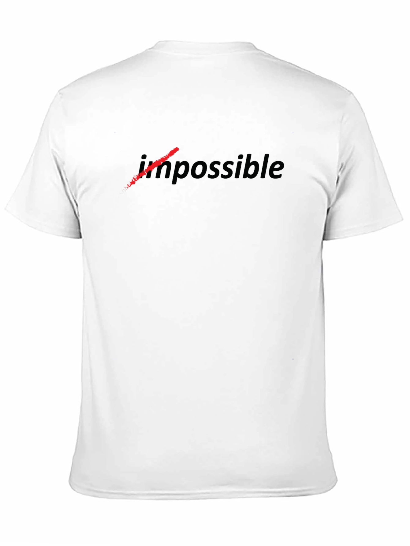 Impossible Crossed Out Crew Neck T-Shirt