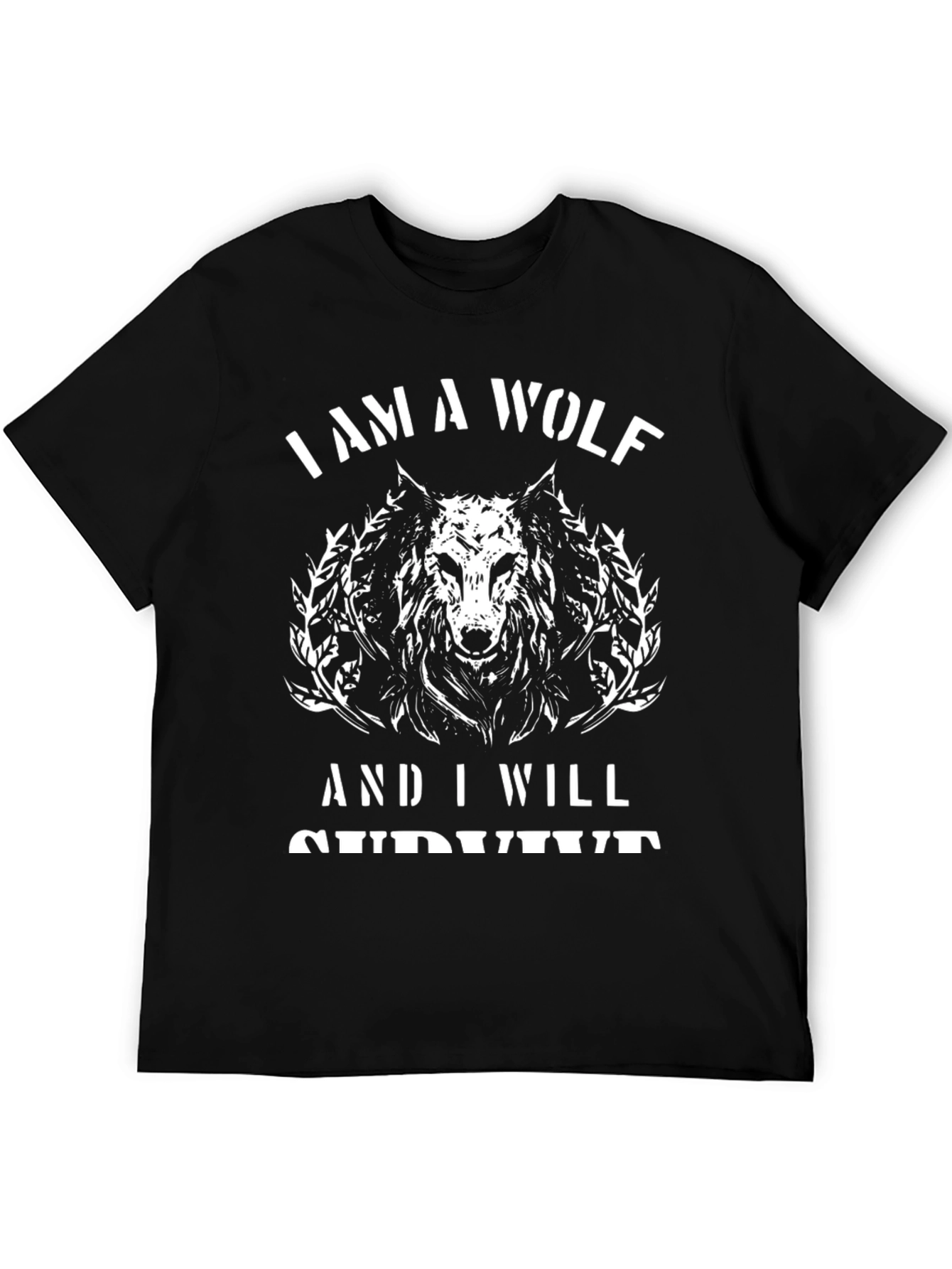 I Am A Wolf Mens Graphic Tee