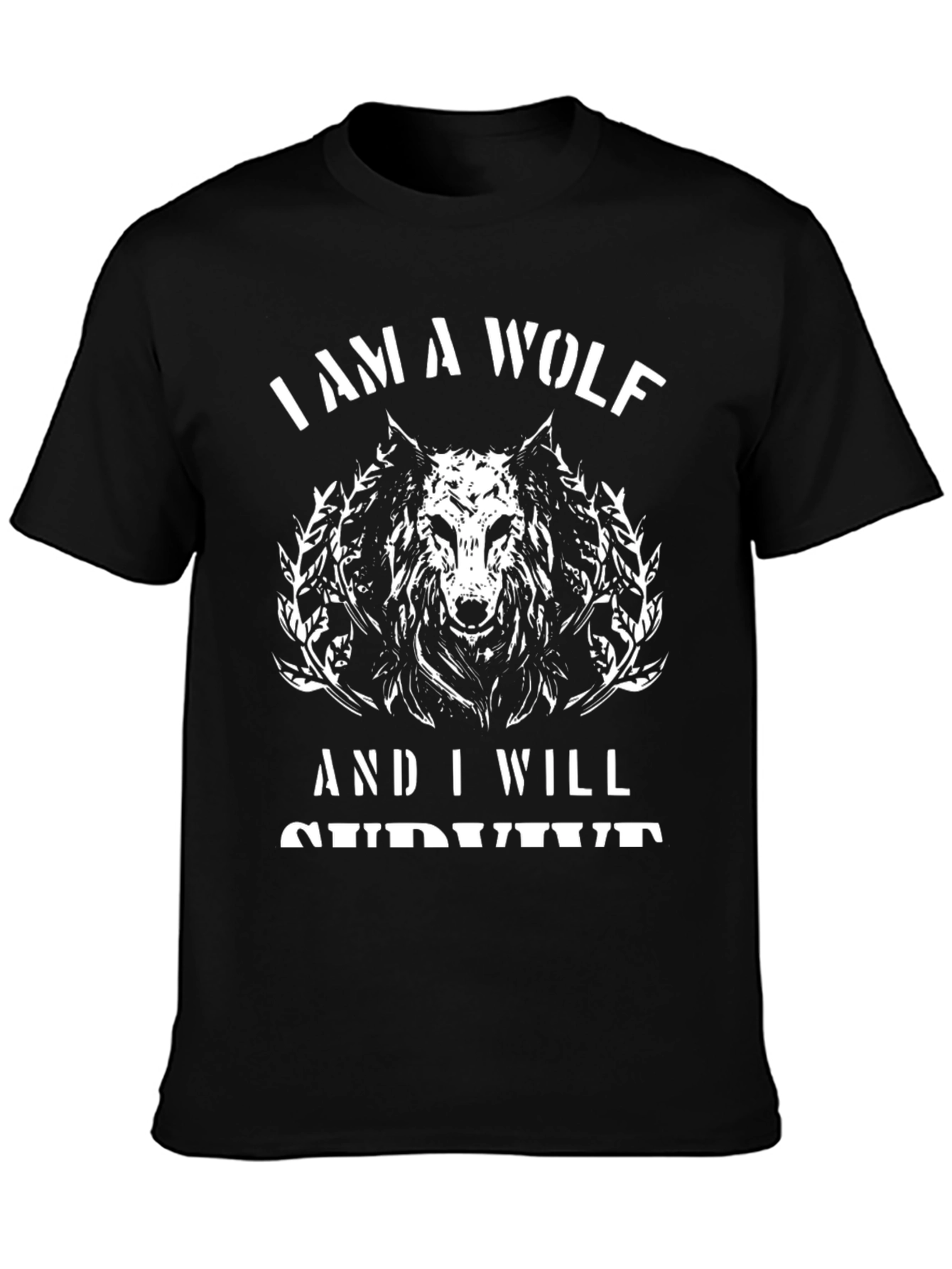 I Am A Wolf Mens Graphic Tee