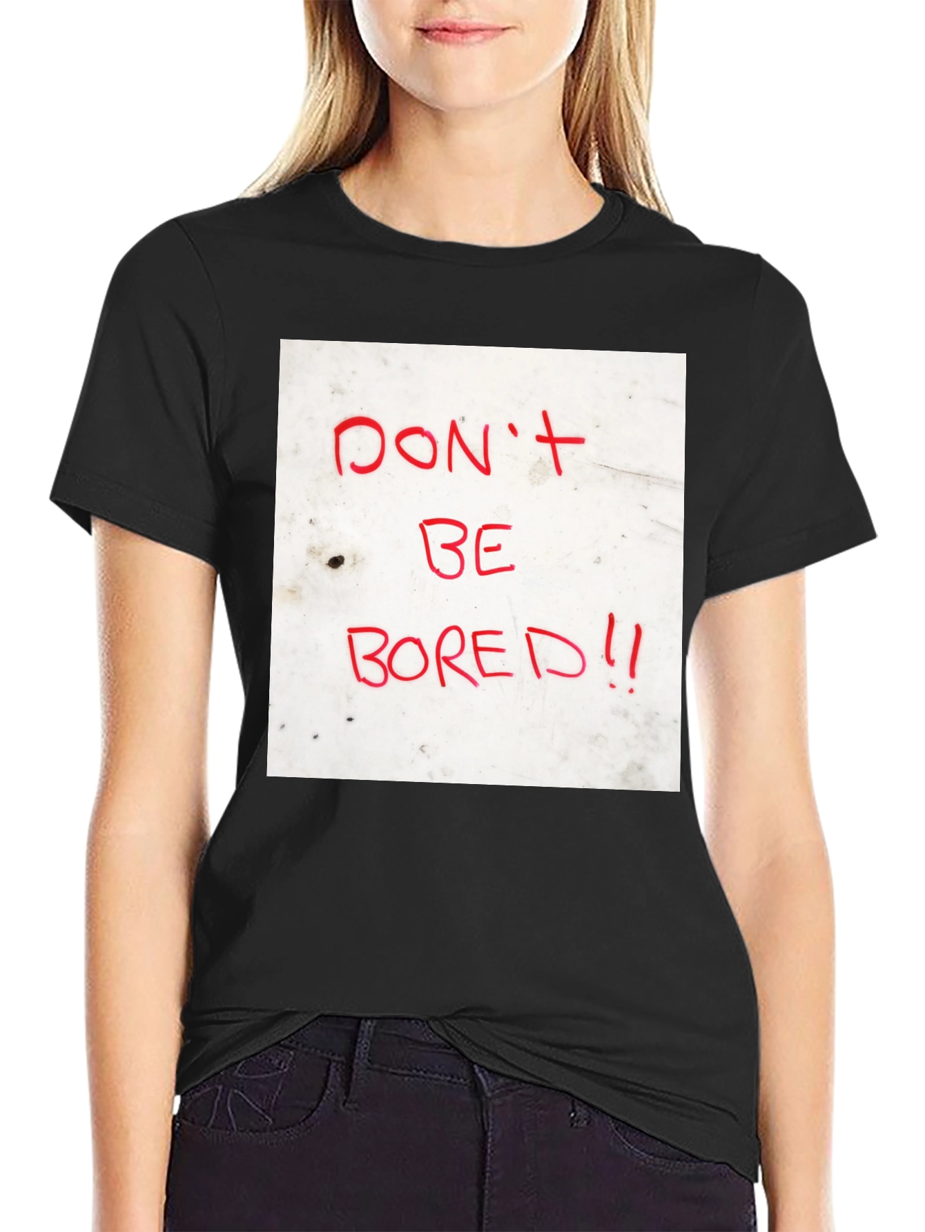 Dont Be Bored Black T-Shirt