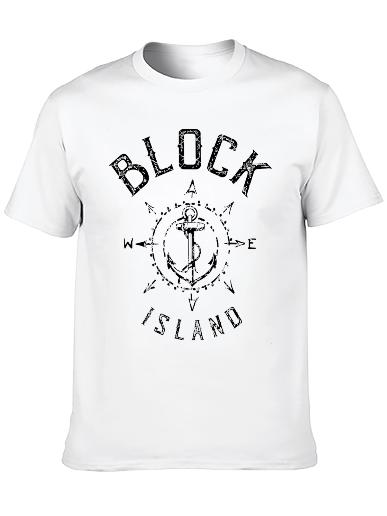 Block Island Anchor Graphic T-Shirt