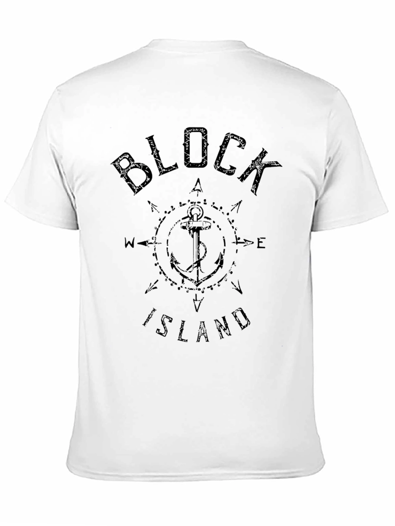 Block Island Anchor Graphic T-Shirt