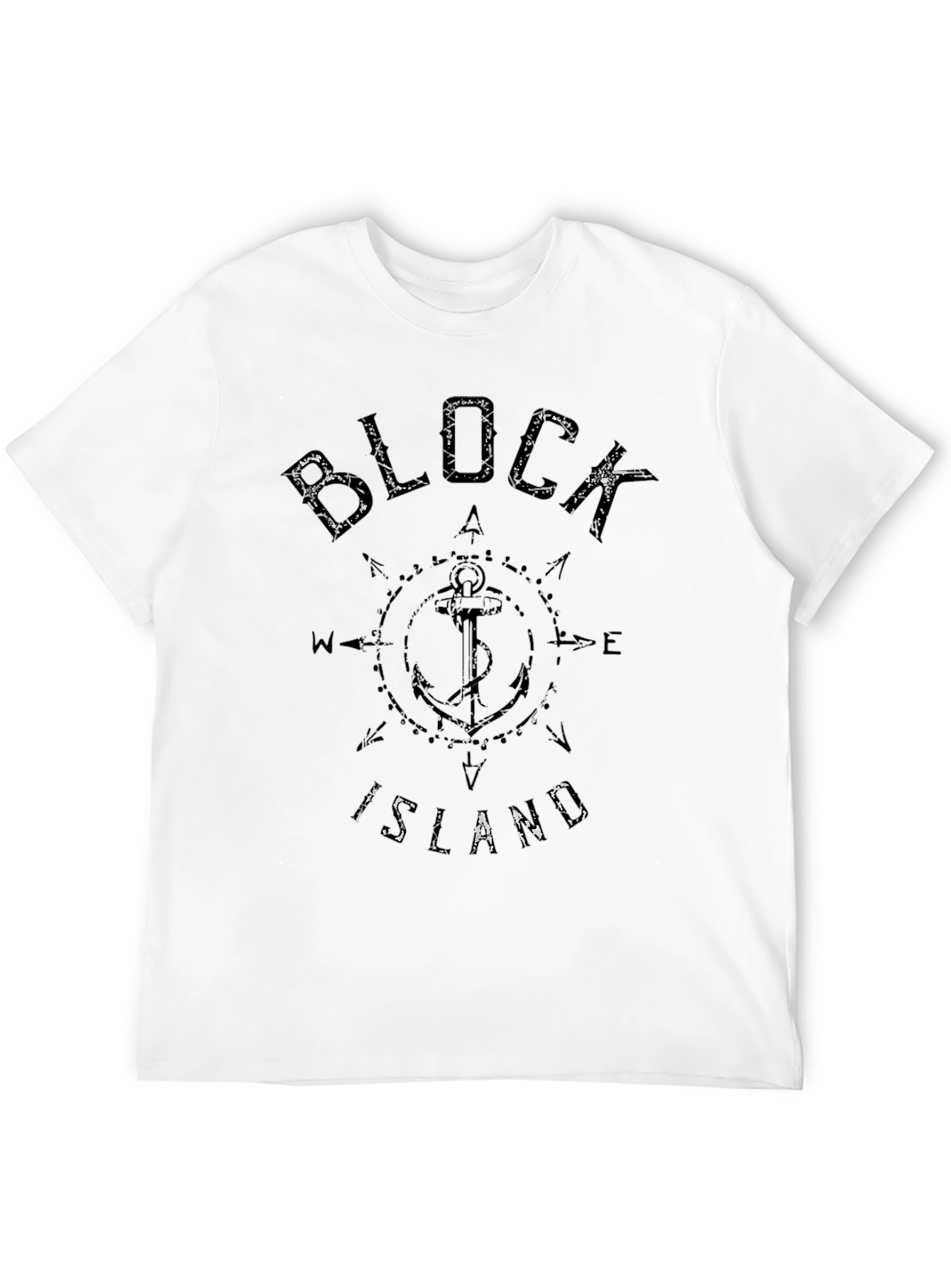 Block Island Anchor Graphic T-Shirt