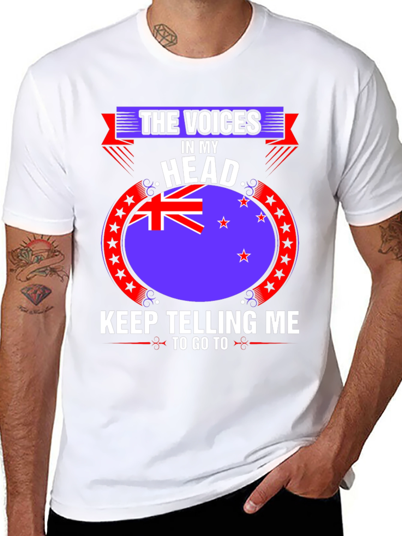 Voices In My Head T-Shirt - New Zealand